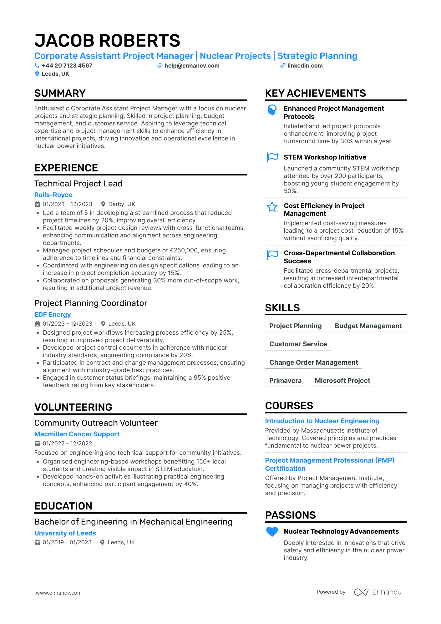 Contracts Manager CV Examples & Guide for 2026