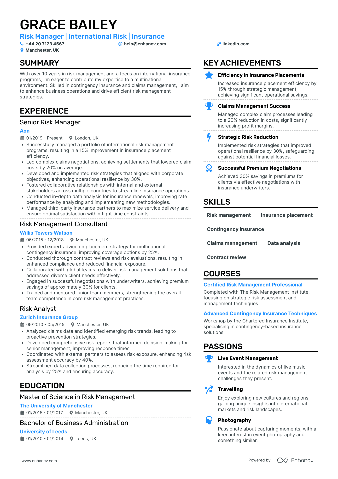 Manager CV Examples & Guide for 2026