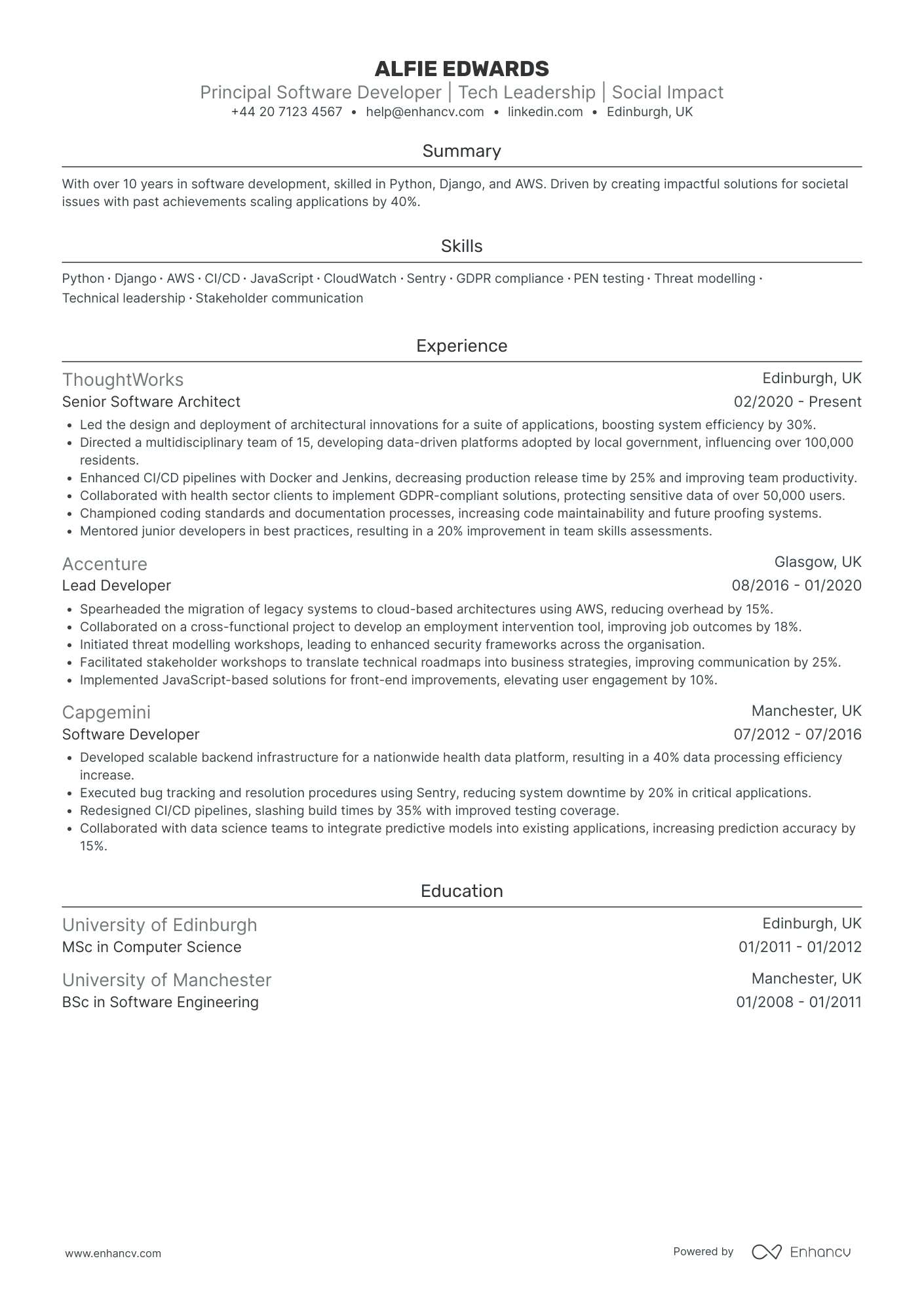 Software Developer CV Examples & Guide for 2026