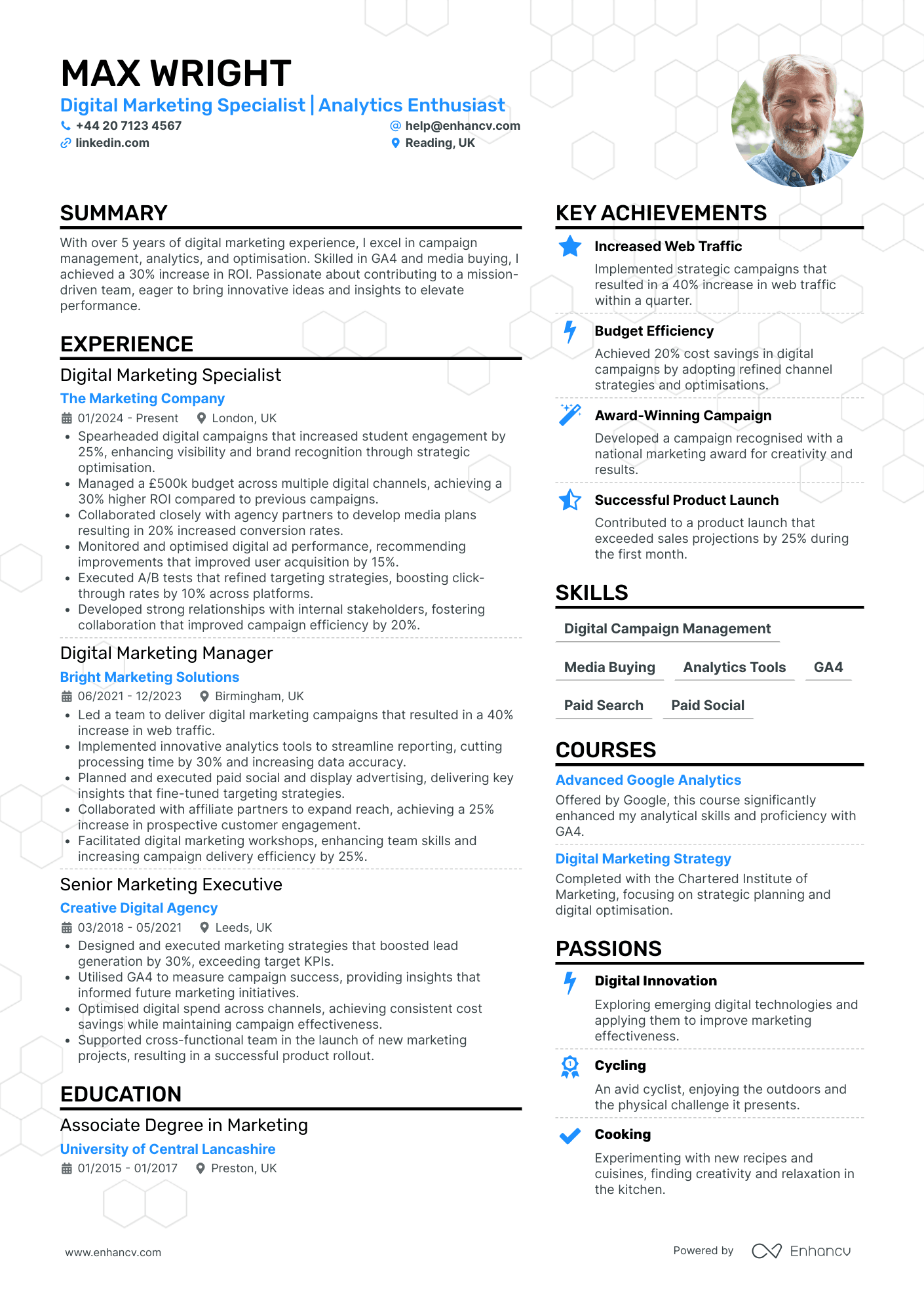 Digital Marketing CV Examples & Guide for 2026