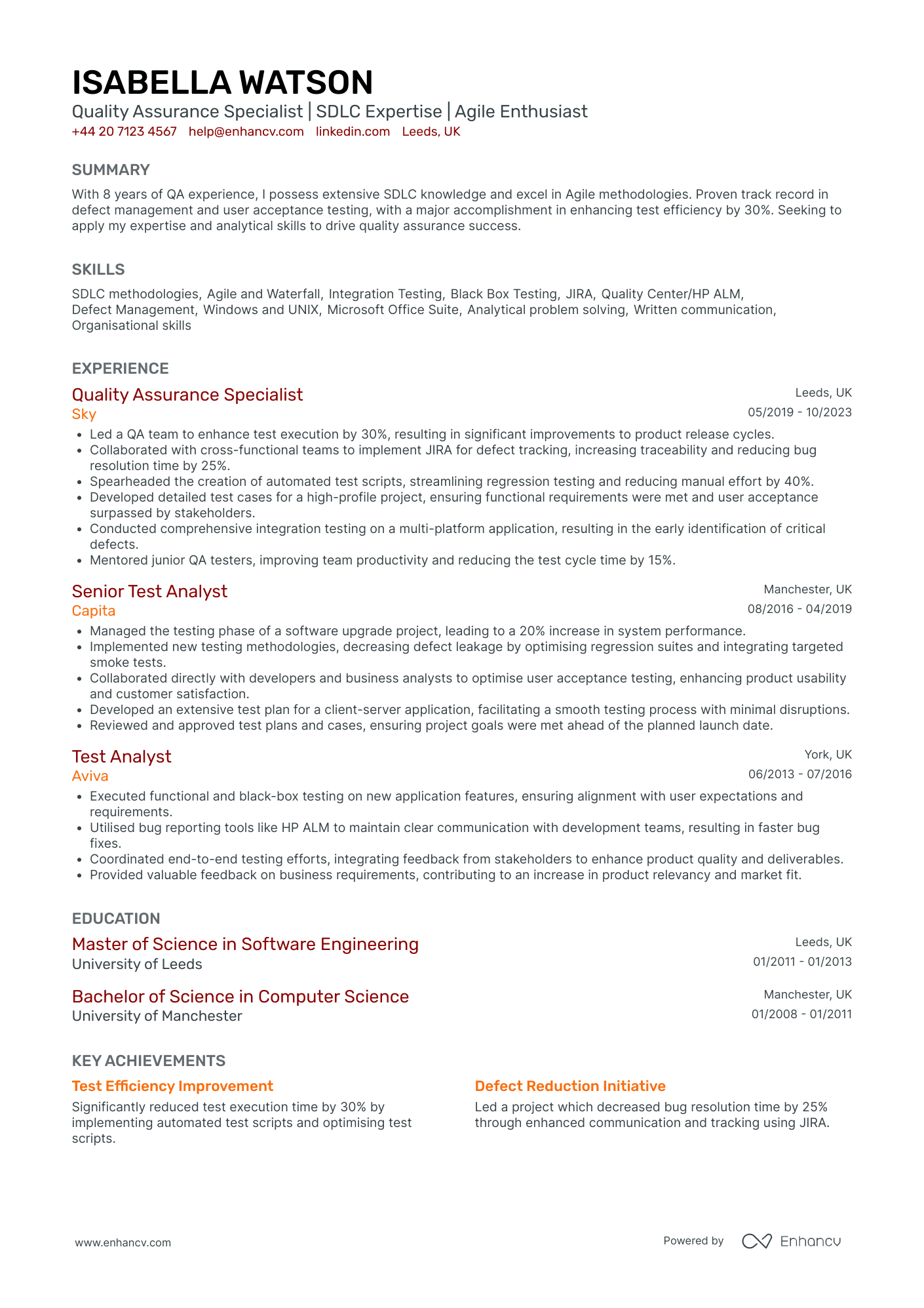 Manual Tester CV Examples & Guide for 2026