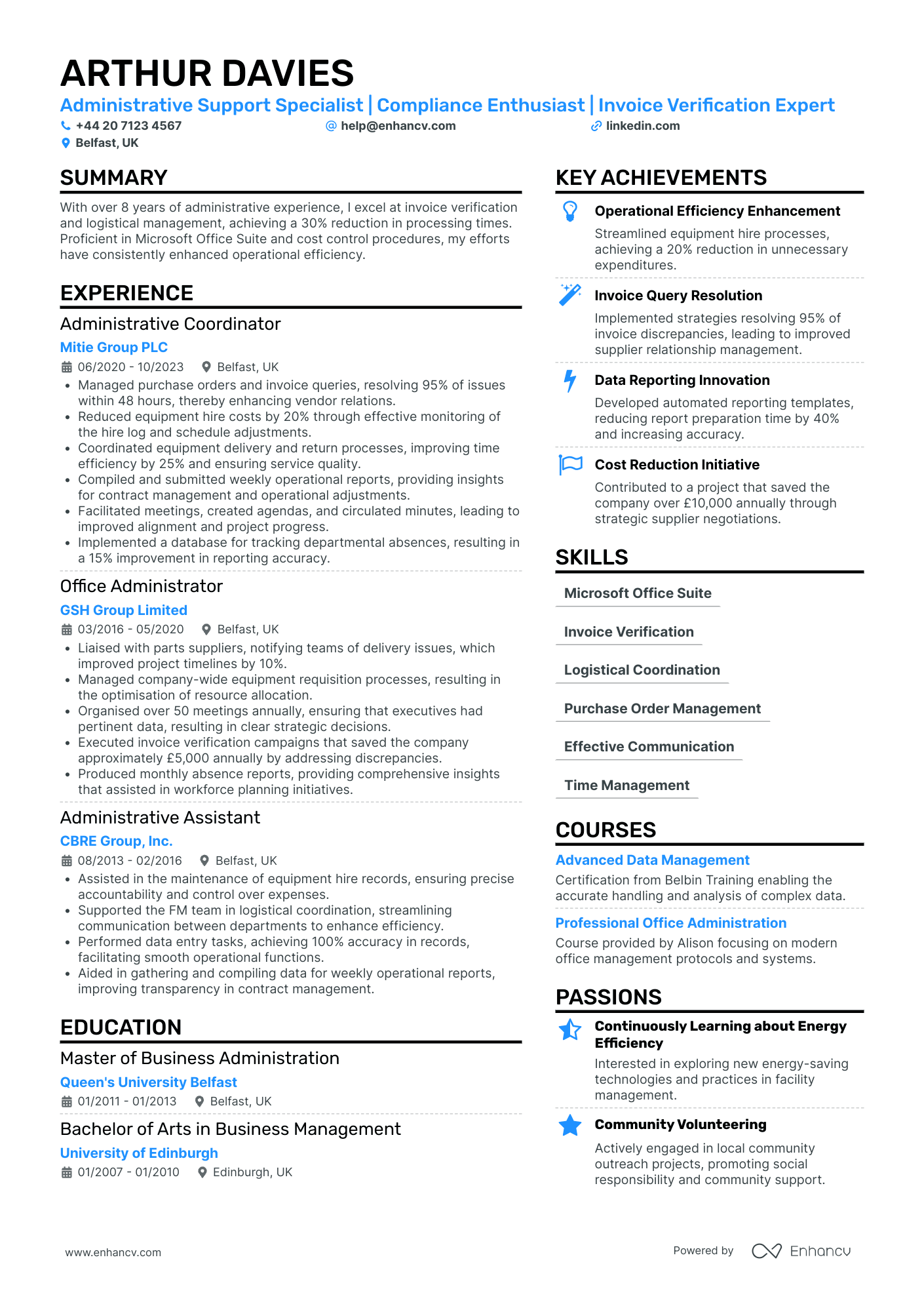Construction CV Examples & Guide for 2025