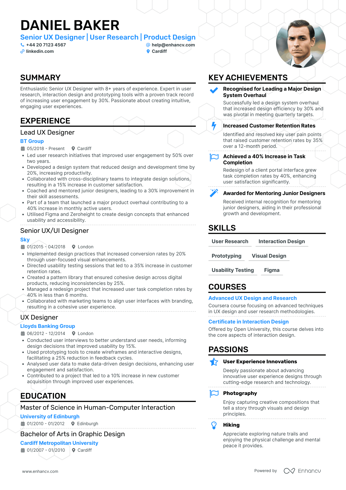 UX Designer CV Examples & Guide for 2026