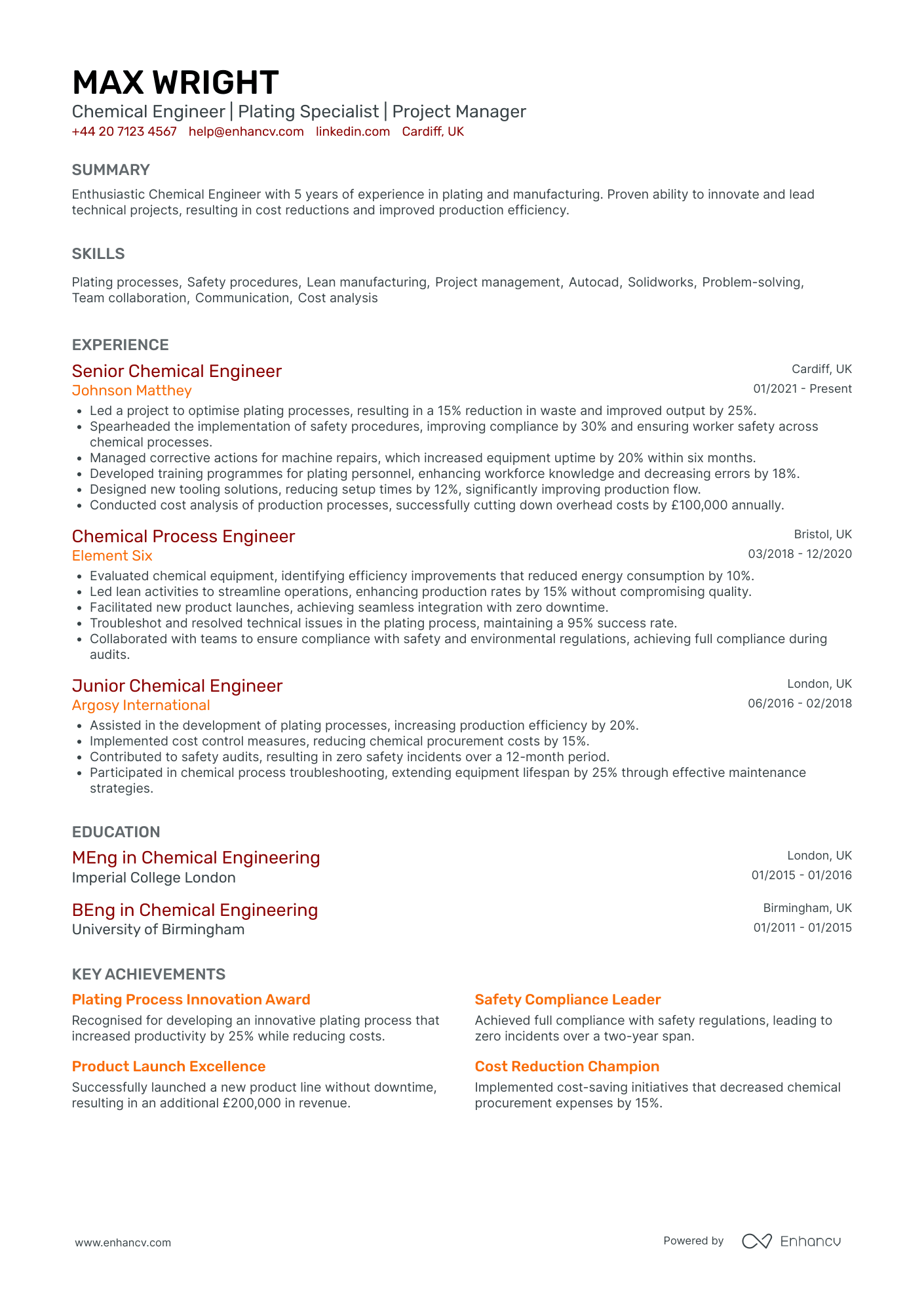 Engineering Manager CV Examples & Guide for 2026