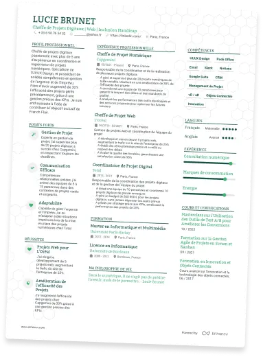 Modèle de CV