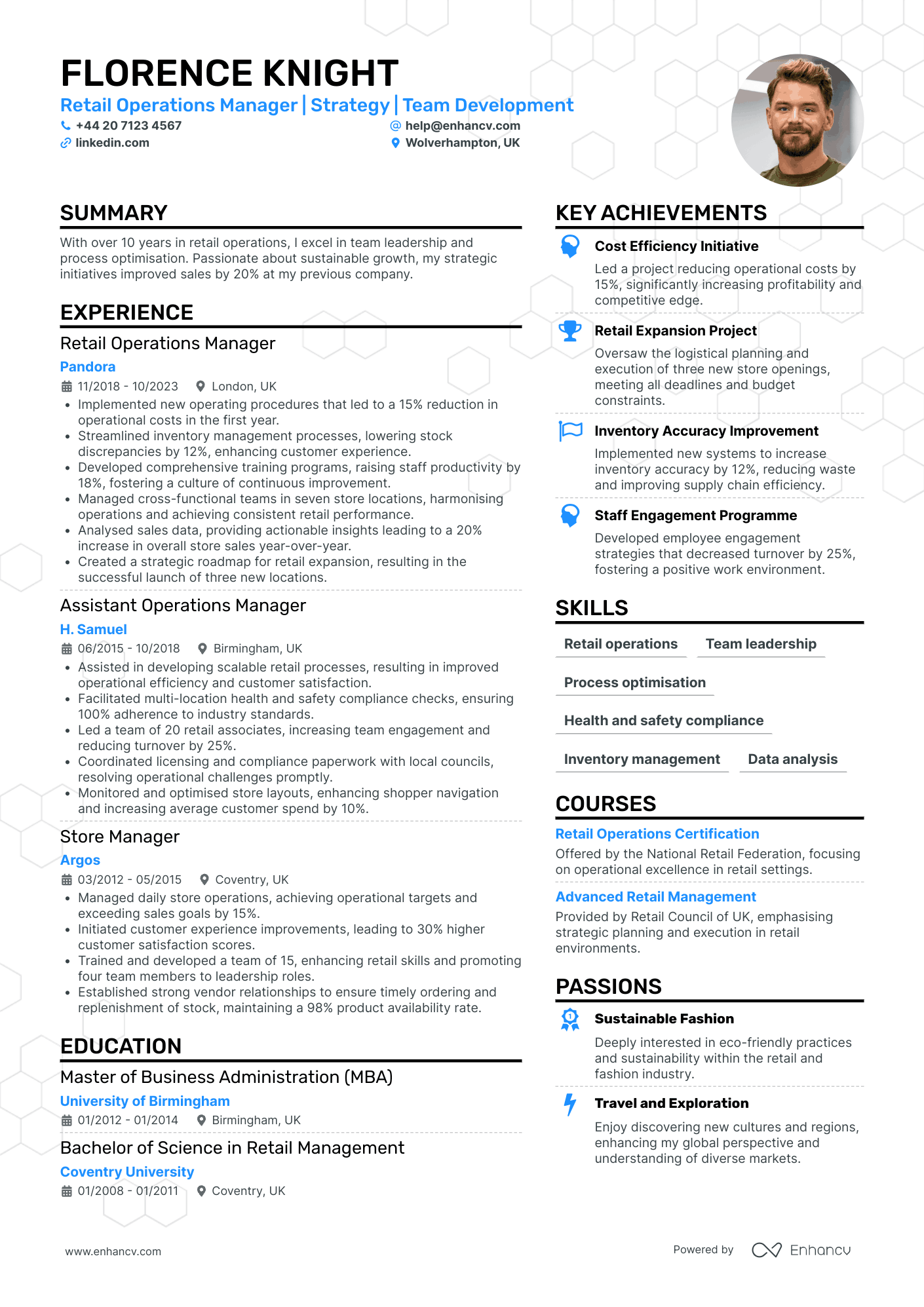 Retail Manager CV Examples & Guide for 2026