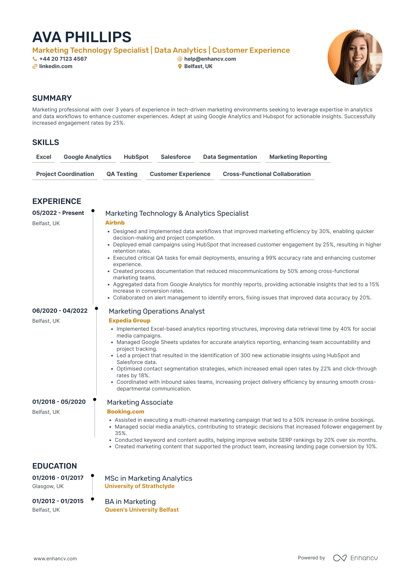 Creative Marketing CV Examples & Guide for 2026