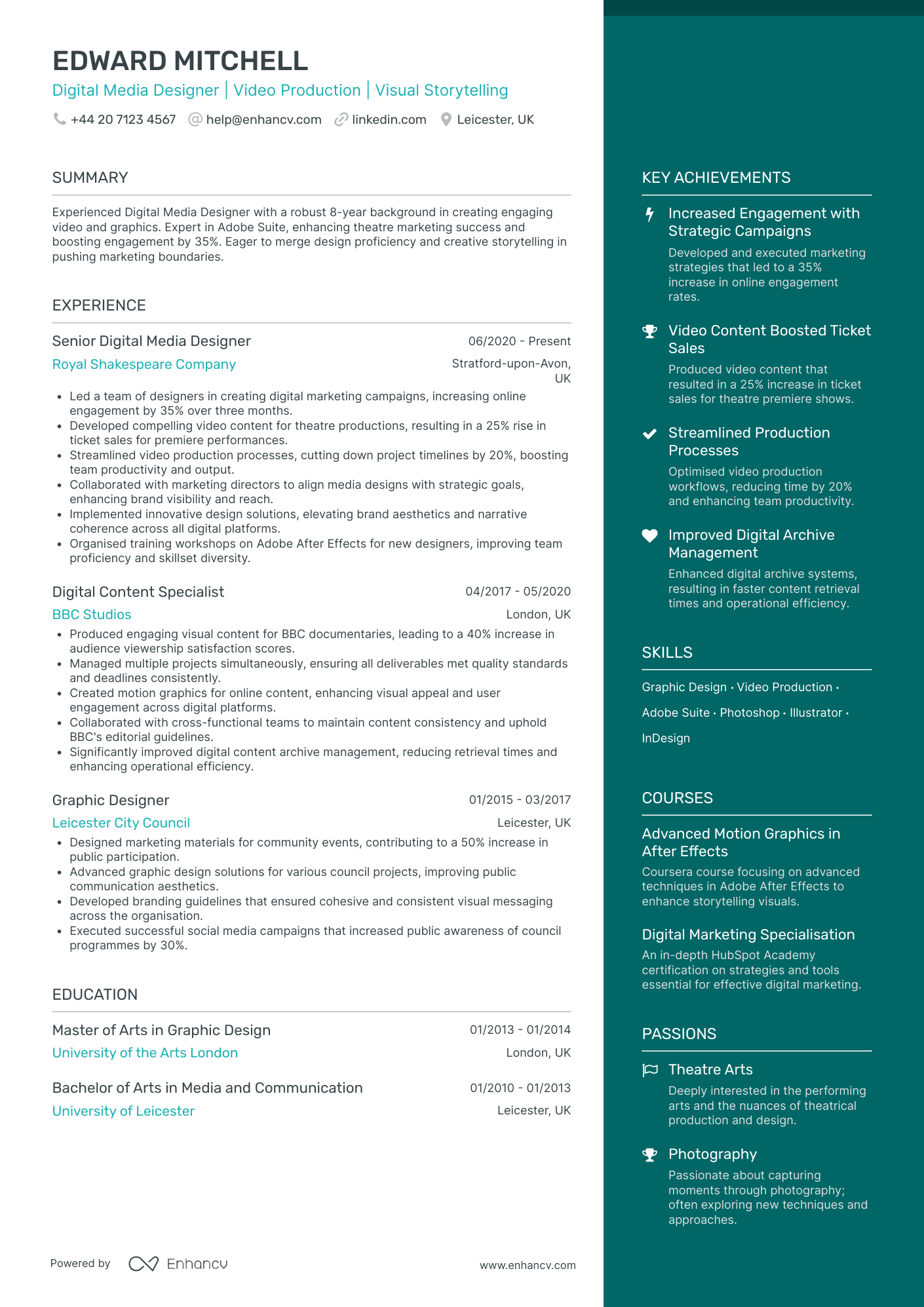 Product Designer CV Examples & Guide for 2026