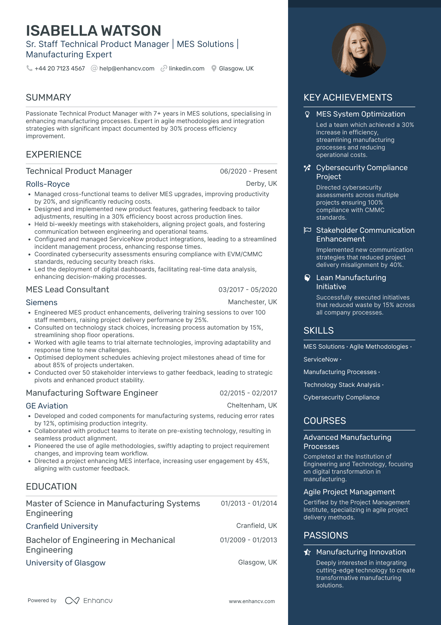 Product Manager CV Examples & Guide for 2026