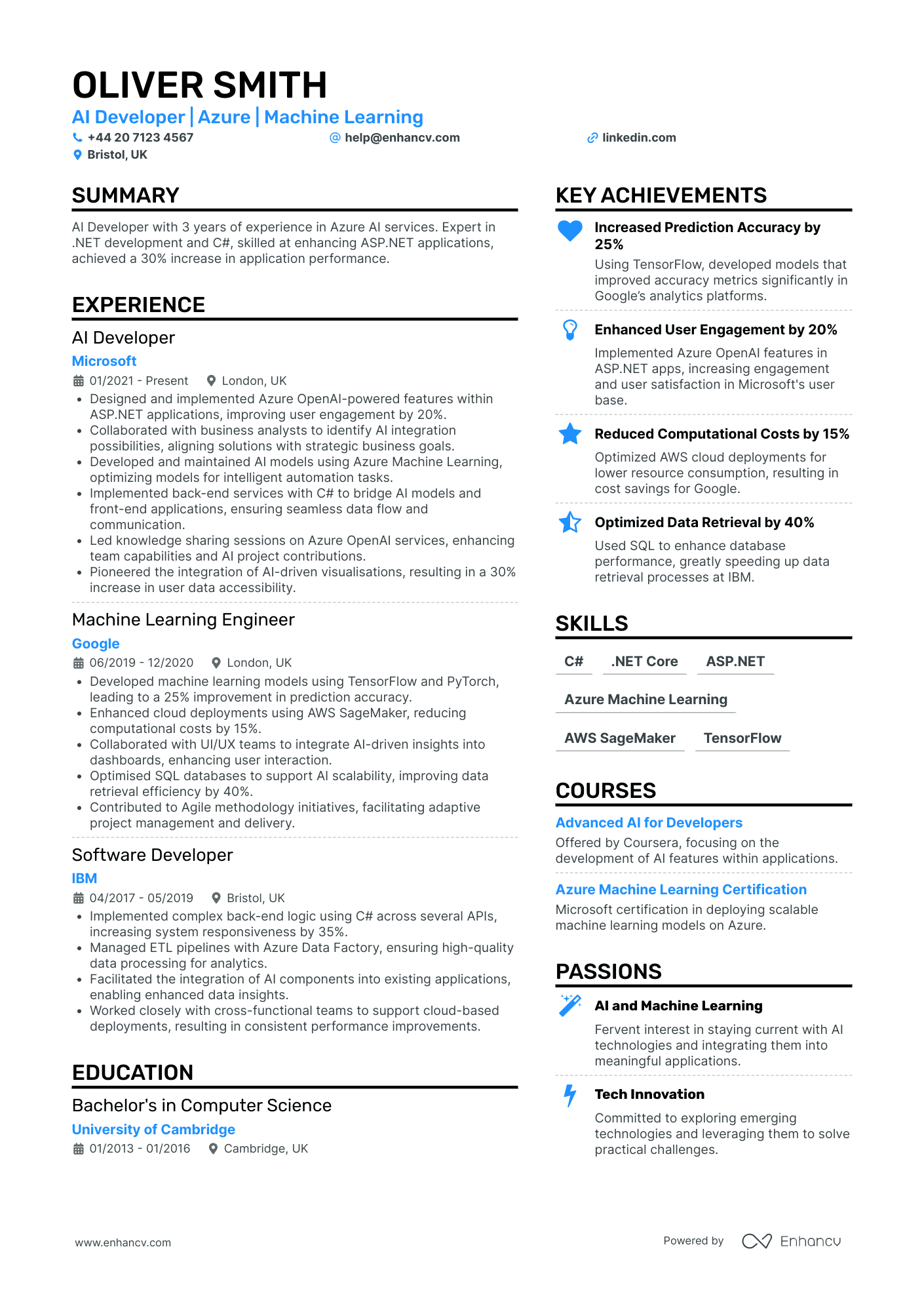Full Stack Developer CV Examples & Guide for 2025