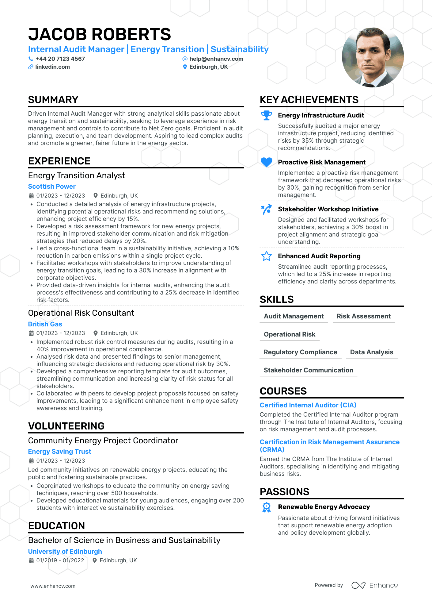 Audit Manager CV Examples & Guide for 2026