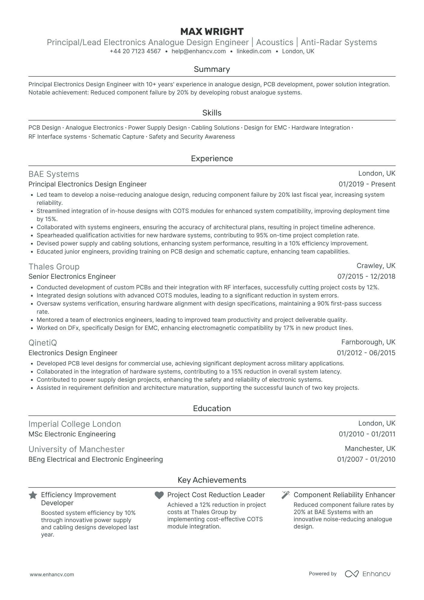 Design Engineer CV Examples & Guide for 2026