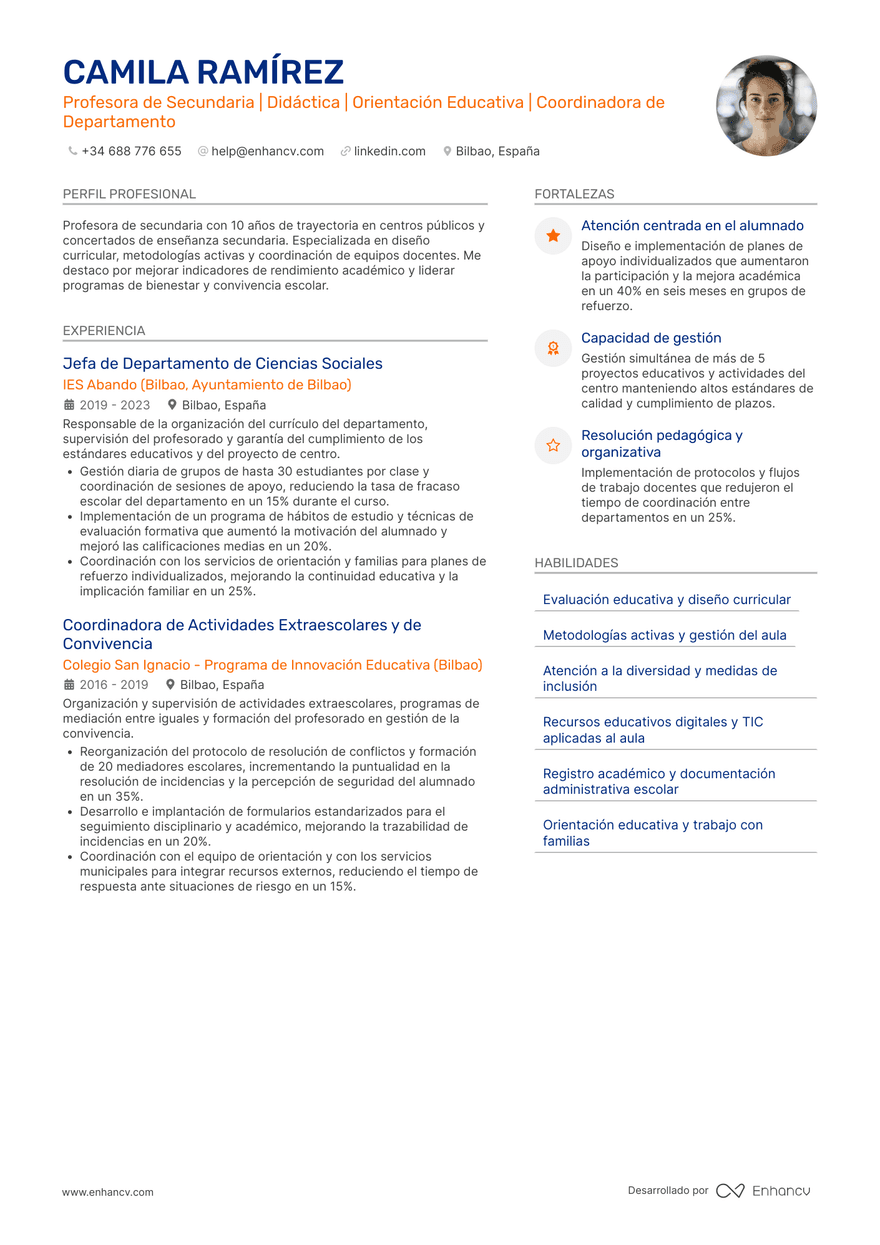 Moderno — Plantillas de CV