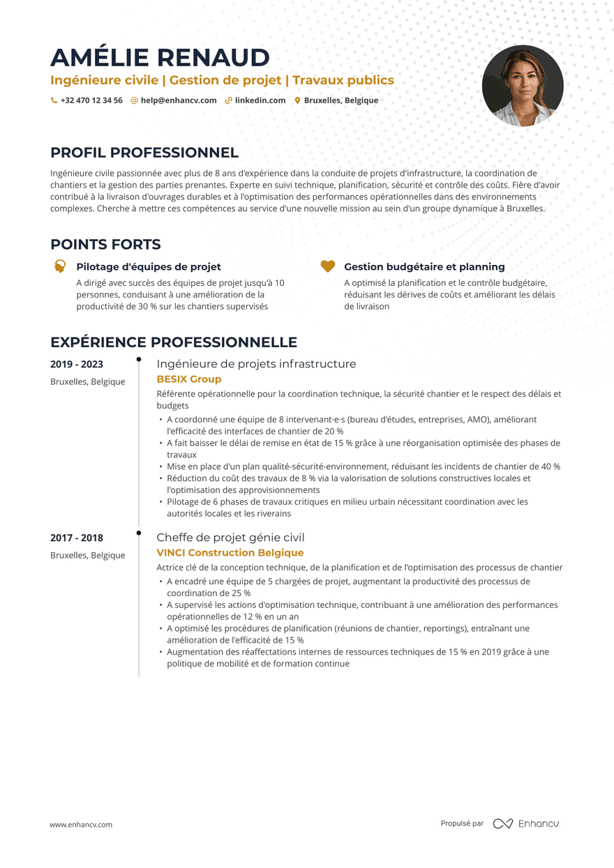 Chronologique — Modèles de CV gratuits