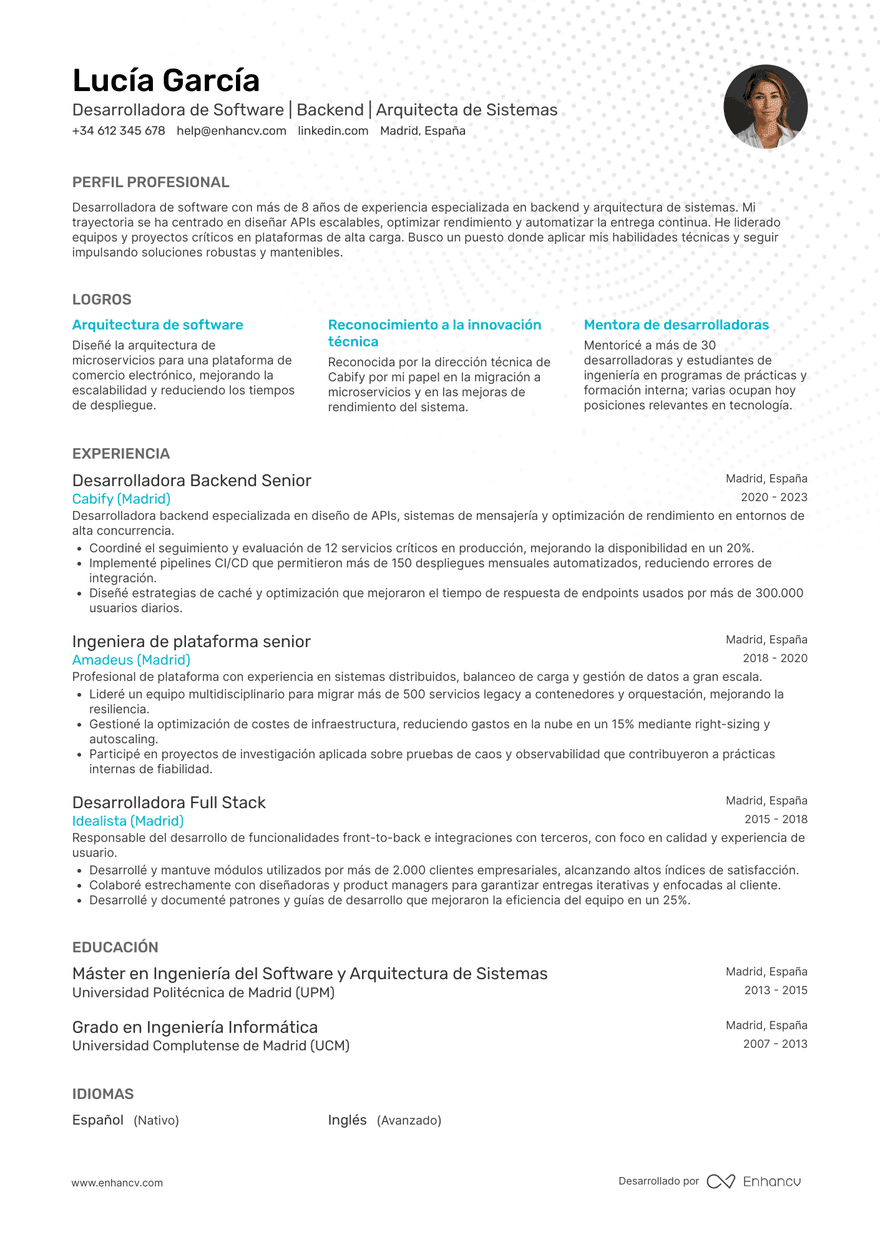Clásico — Plantillas de CV