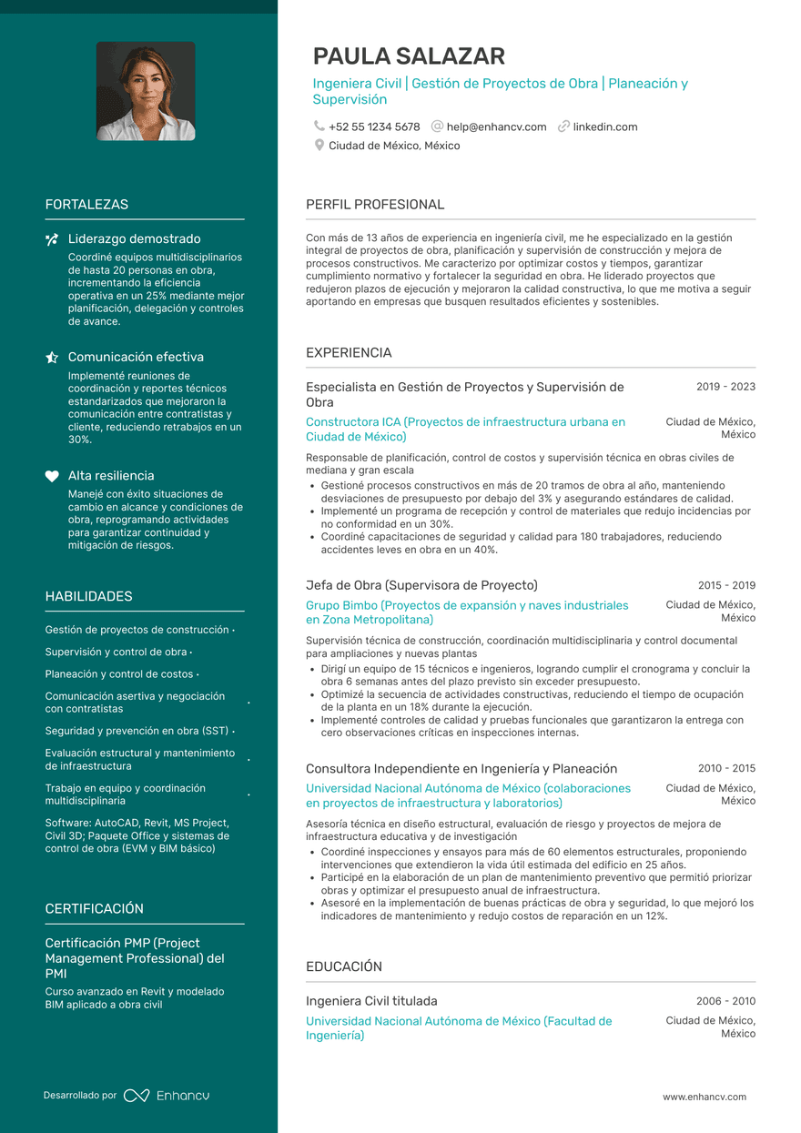 Pulido — Plantillas de CV