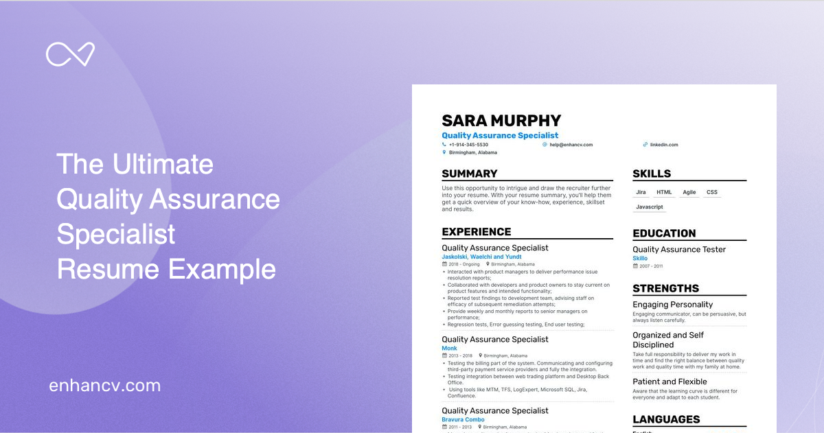 5-quality-assurance-specialist-resume-examples-guide-for-2023