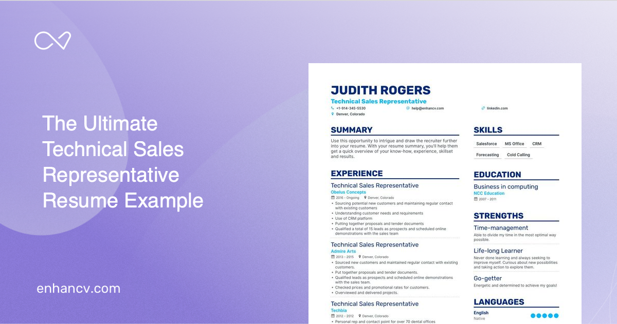 5-technical-sales-representative-resume-examples-guide-for-2023