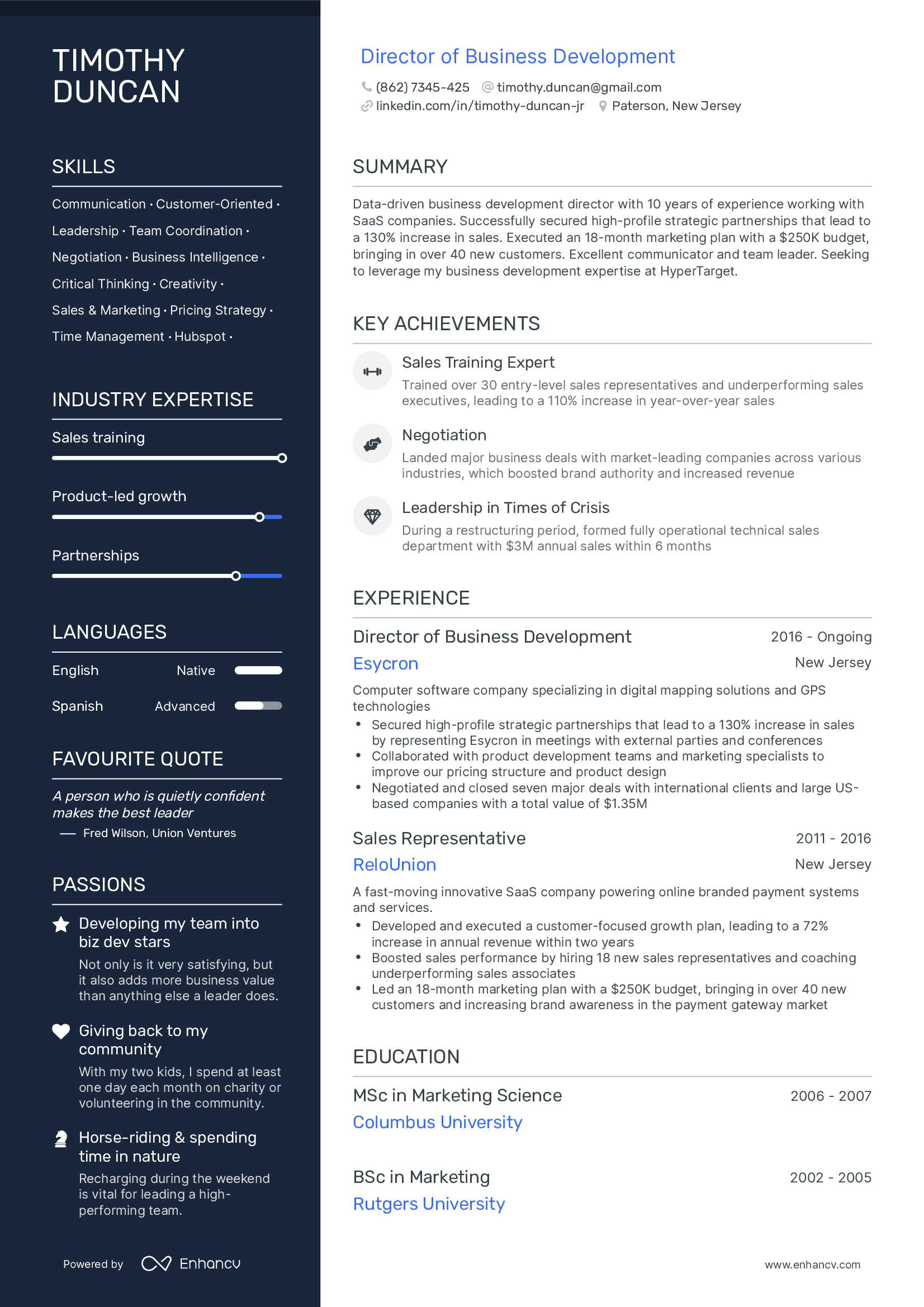 Basic Resume Samples Online