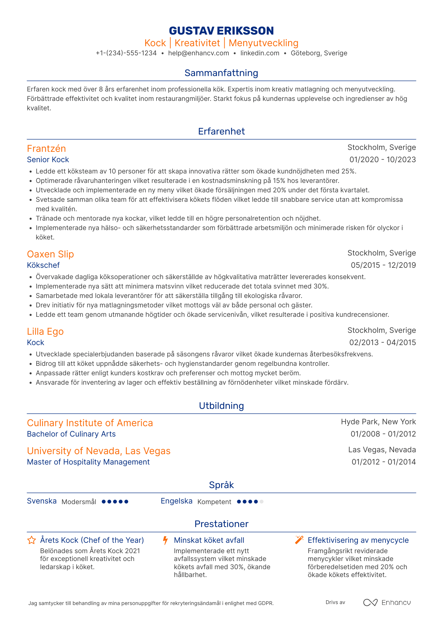 Kock CV