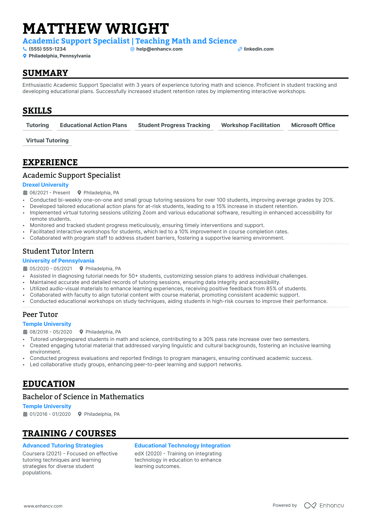 Instructional Aide for Math and Sciences Resume Example Resume Example