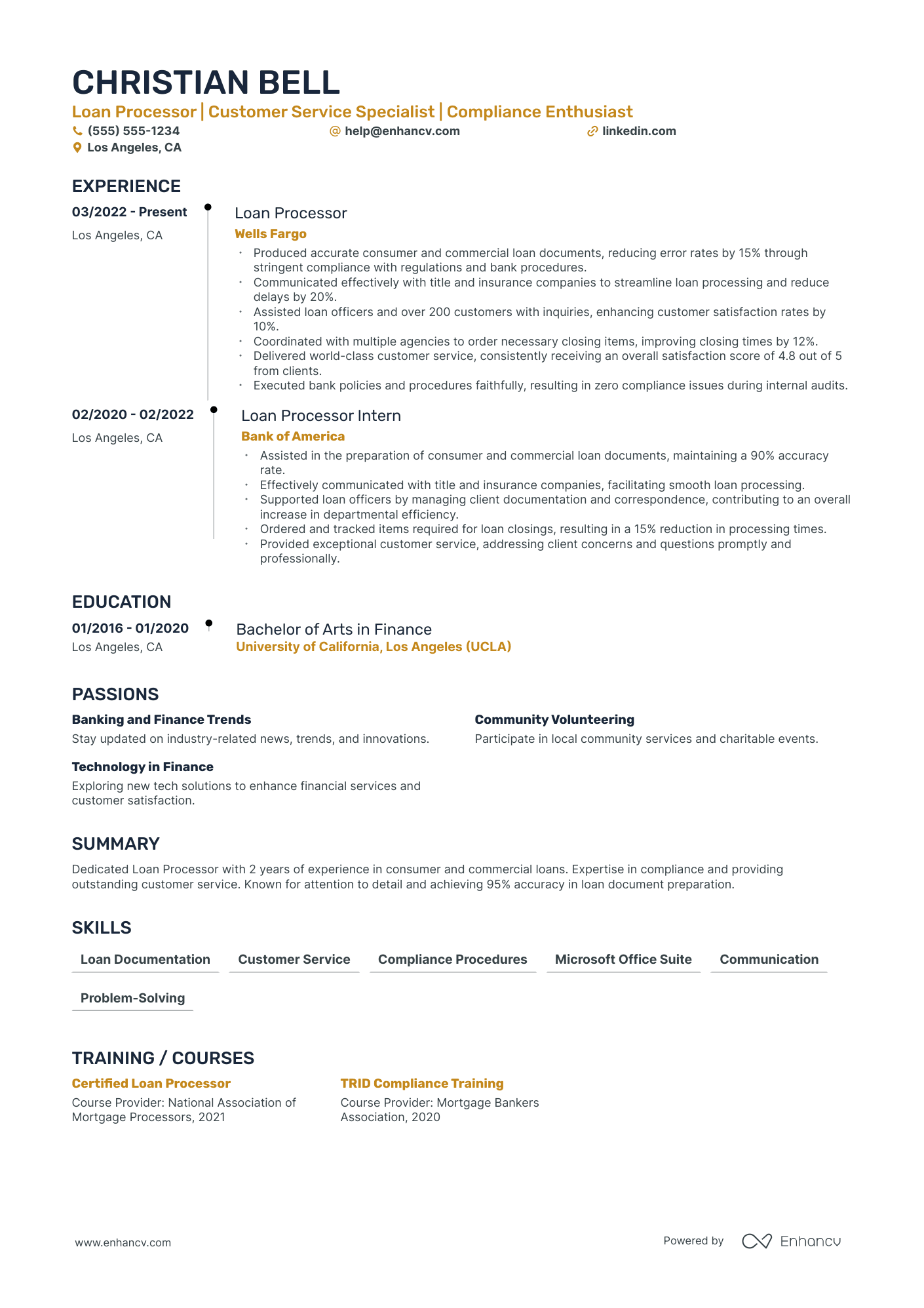 Remote Loan Processor Resume Example Resume Example