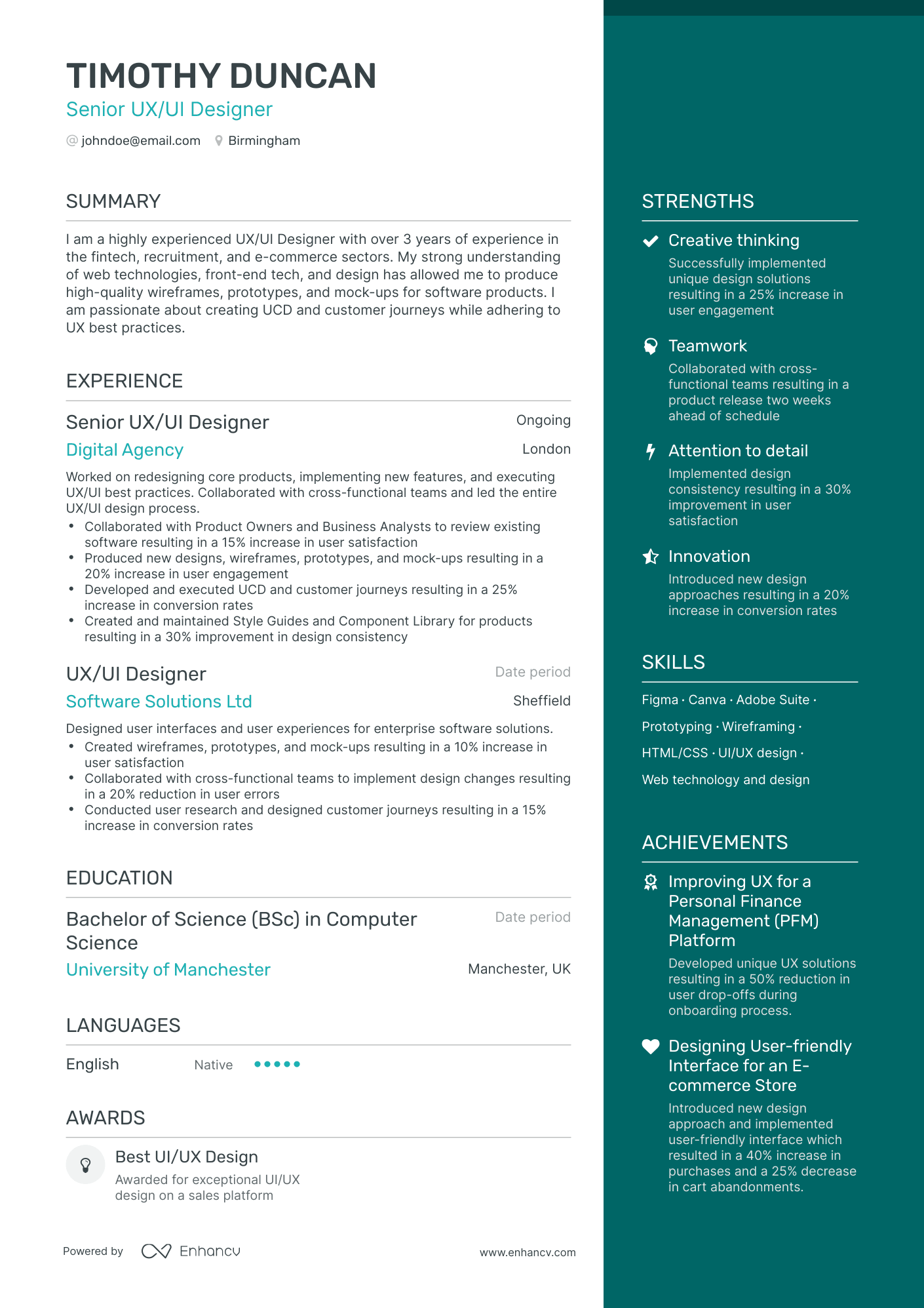 3 UX Designer CV Examples for 2023