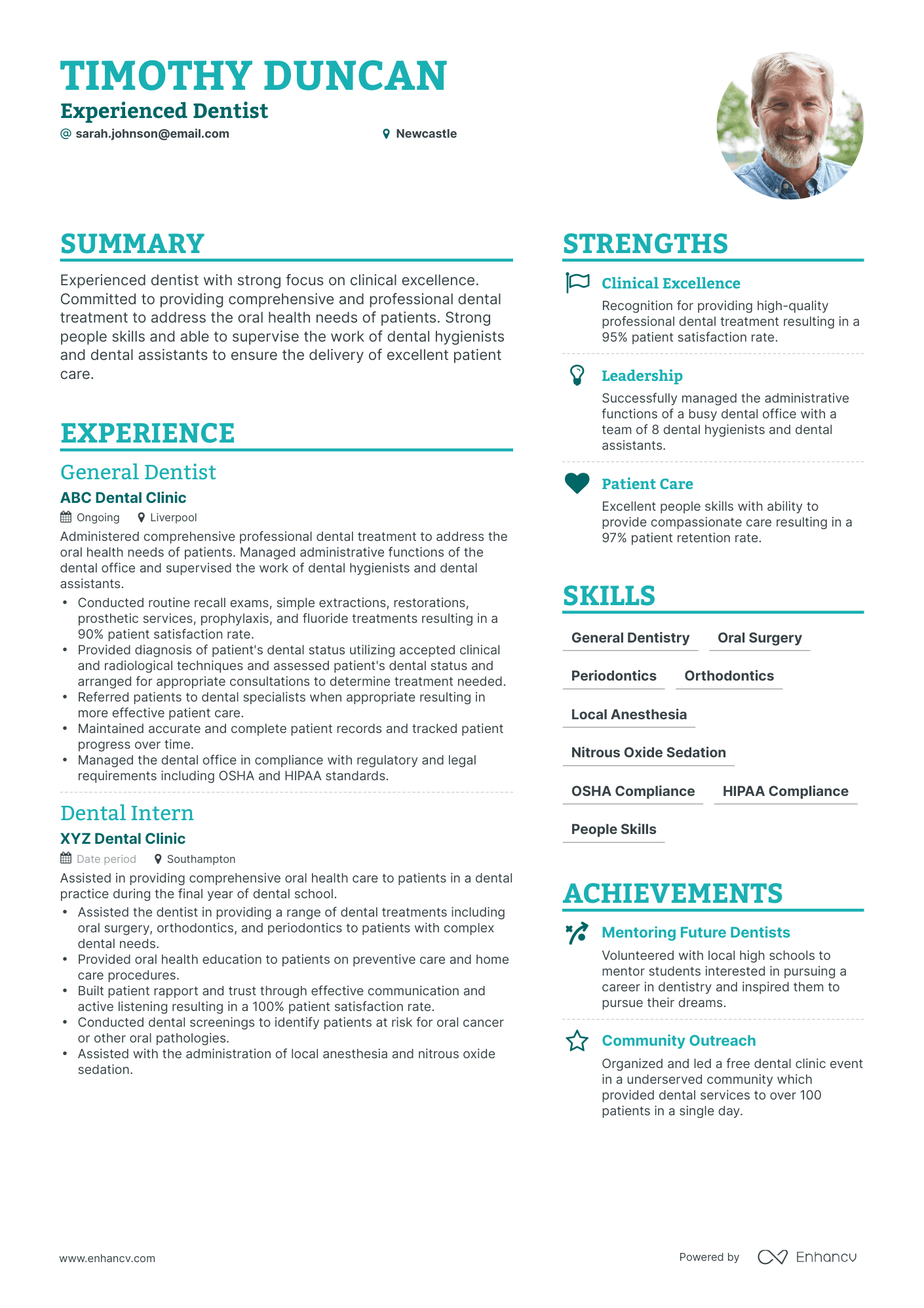 3 Dentist CV Examples for 2023