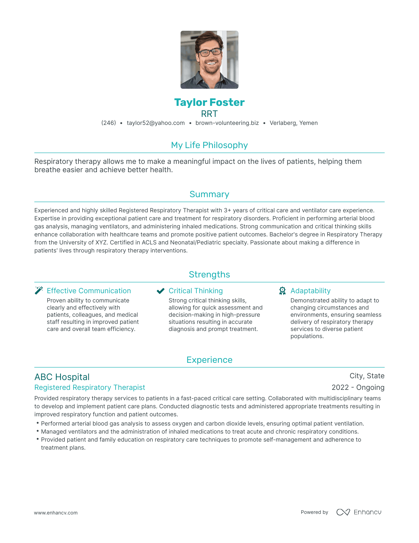 3 Successful RRT Resume Examples And Writing Tips For 2024