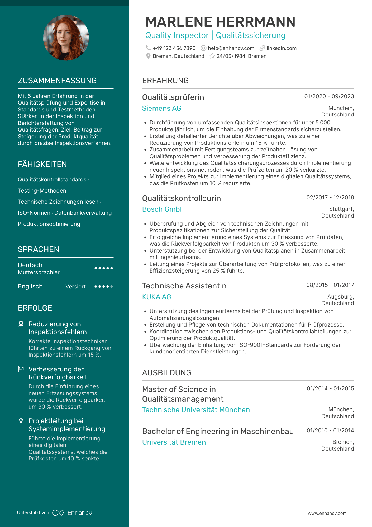 Prüfer CV
