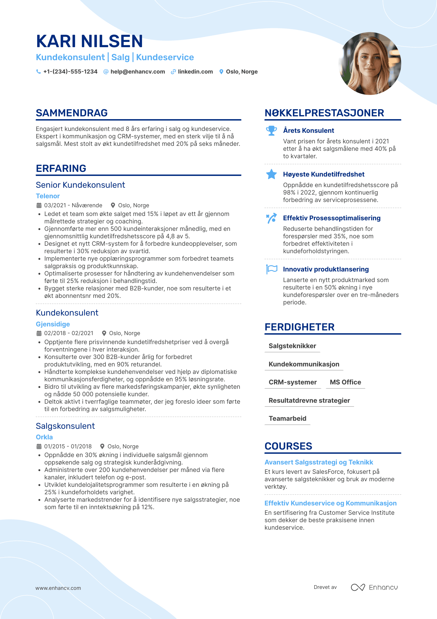 Salg CV