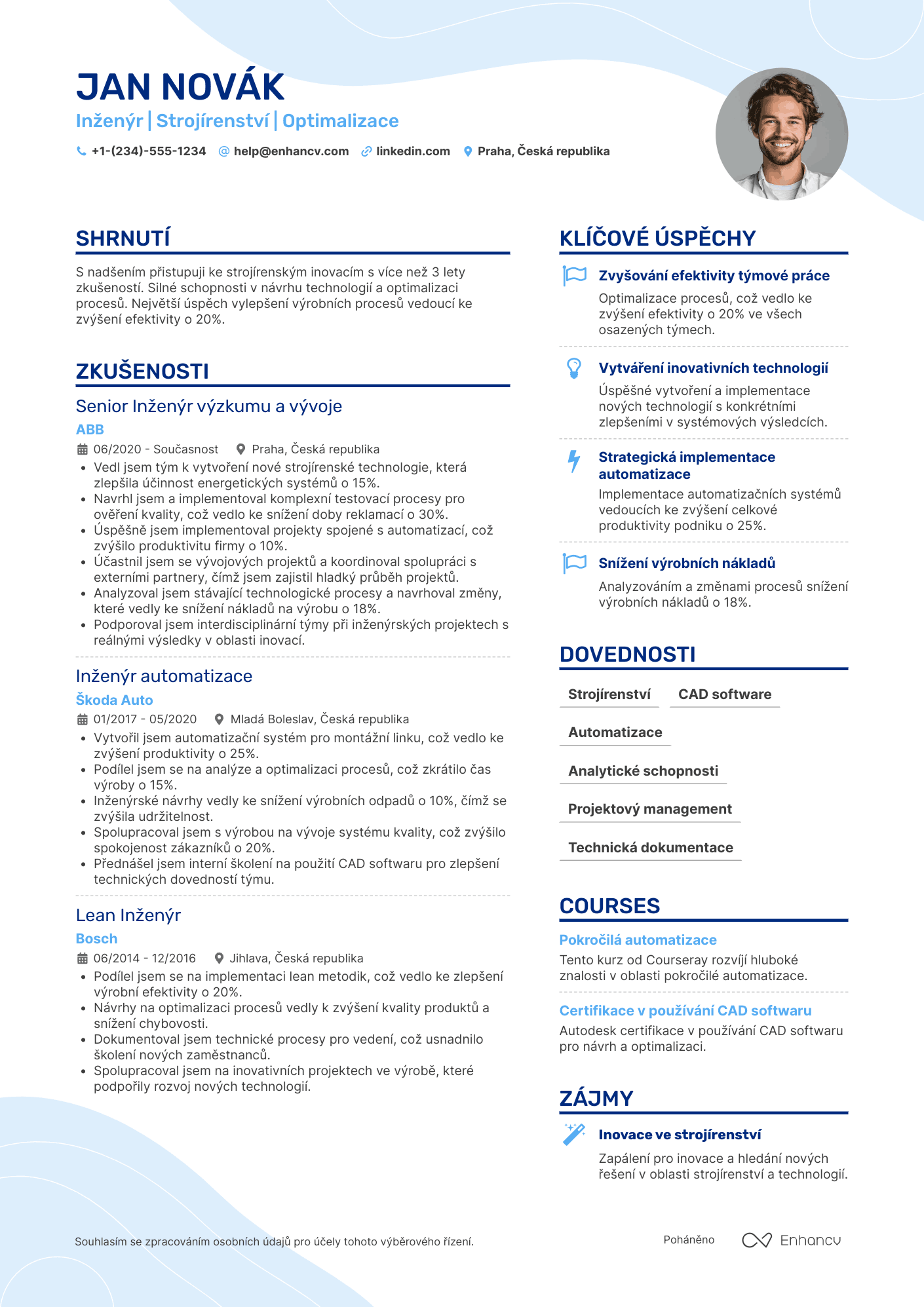 Inženýr CV