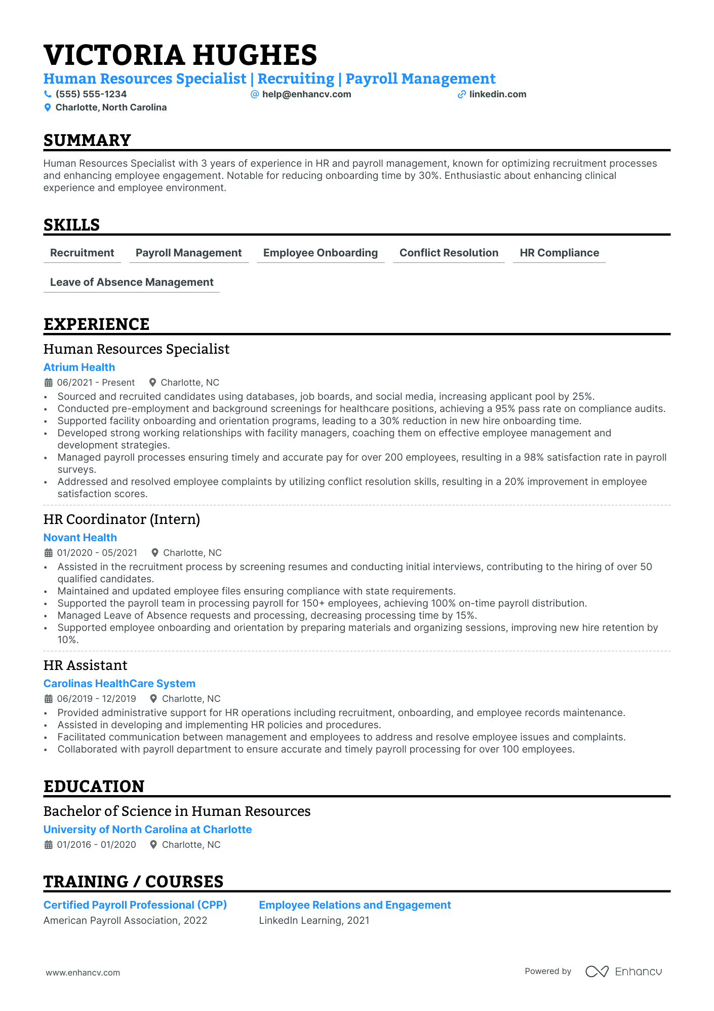 HR Director - Payroll Resume Example Resume Example