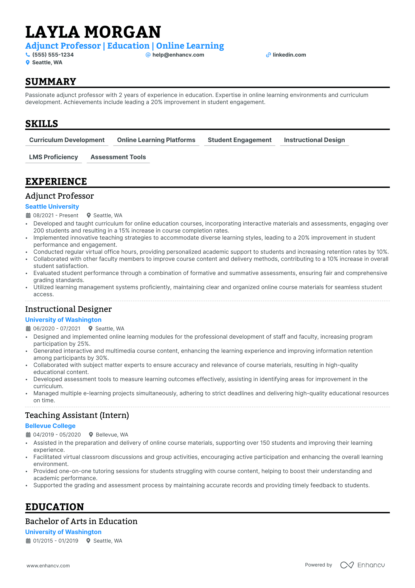 Education Director Resume Example Resume Example