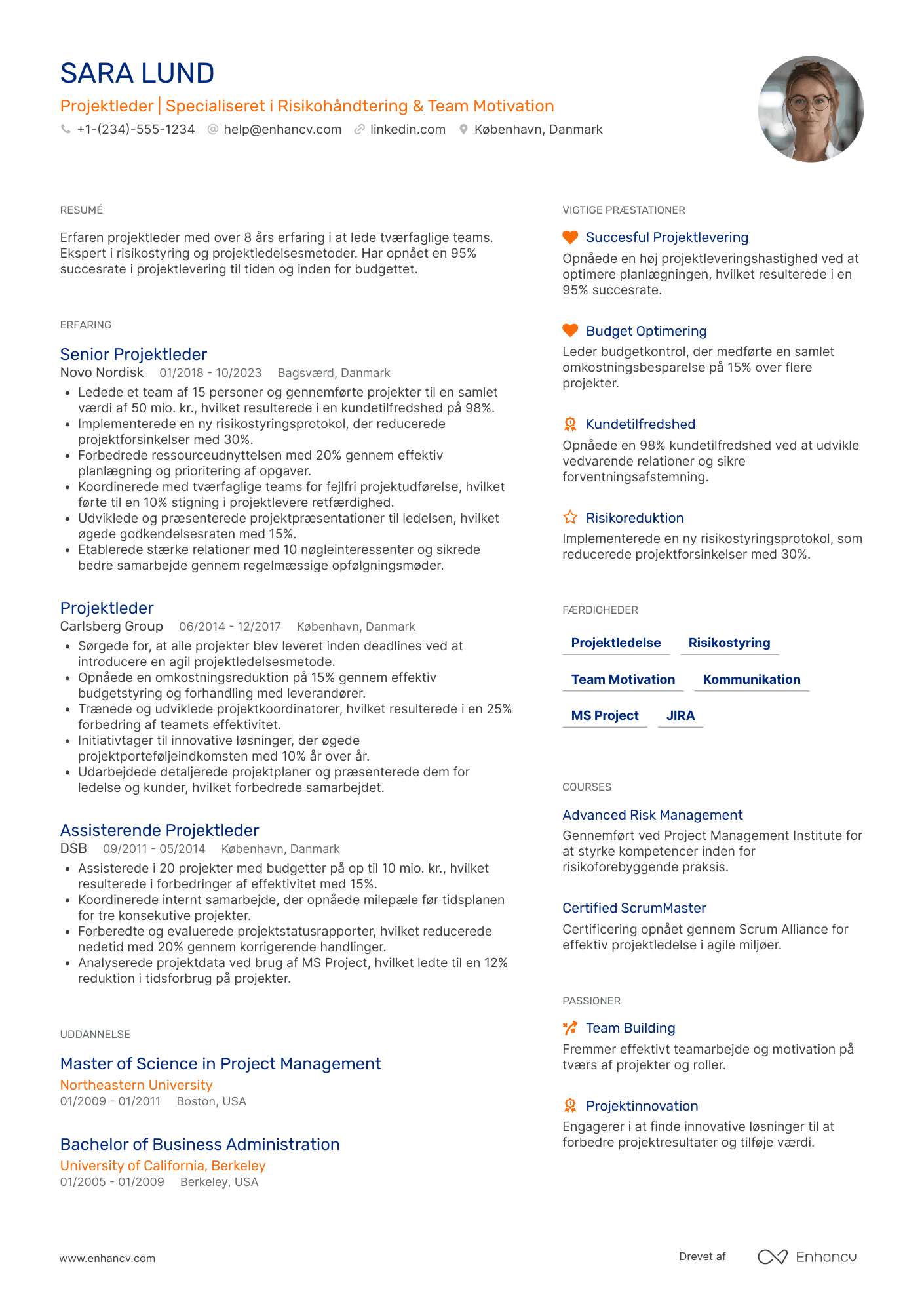Projektleder CV