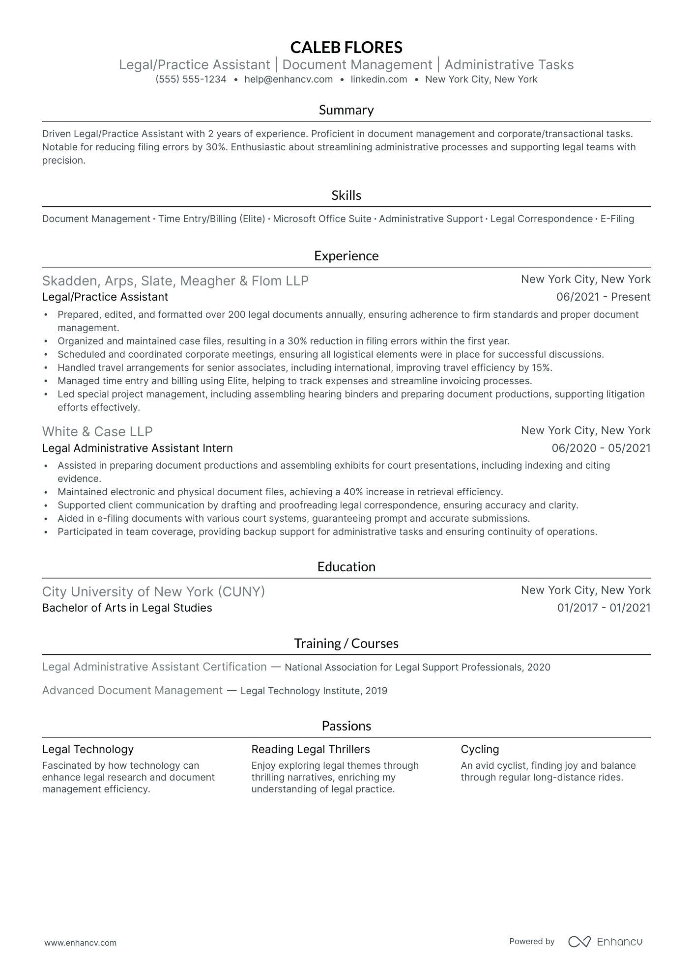 Corporate Legal Assistant Resume Example Resume Example