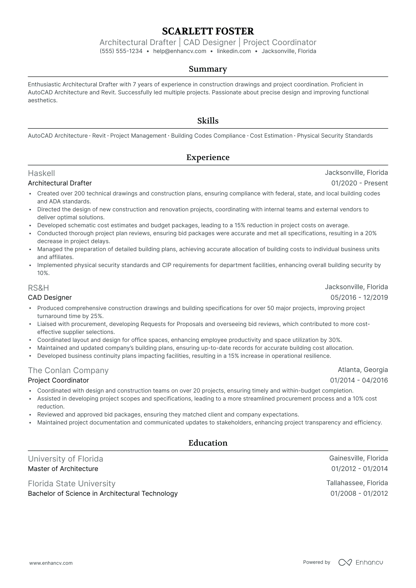 Junior Drafter Resume Example Resume Example