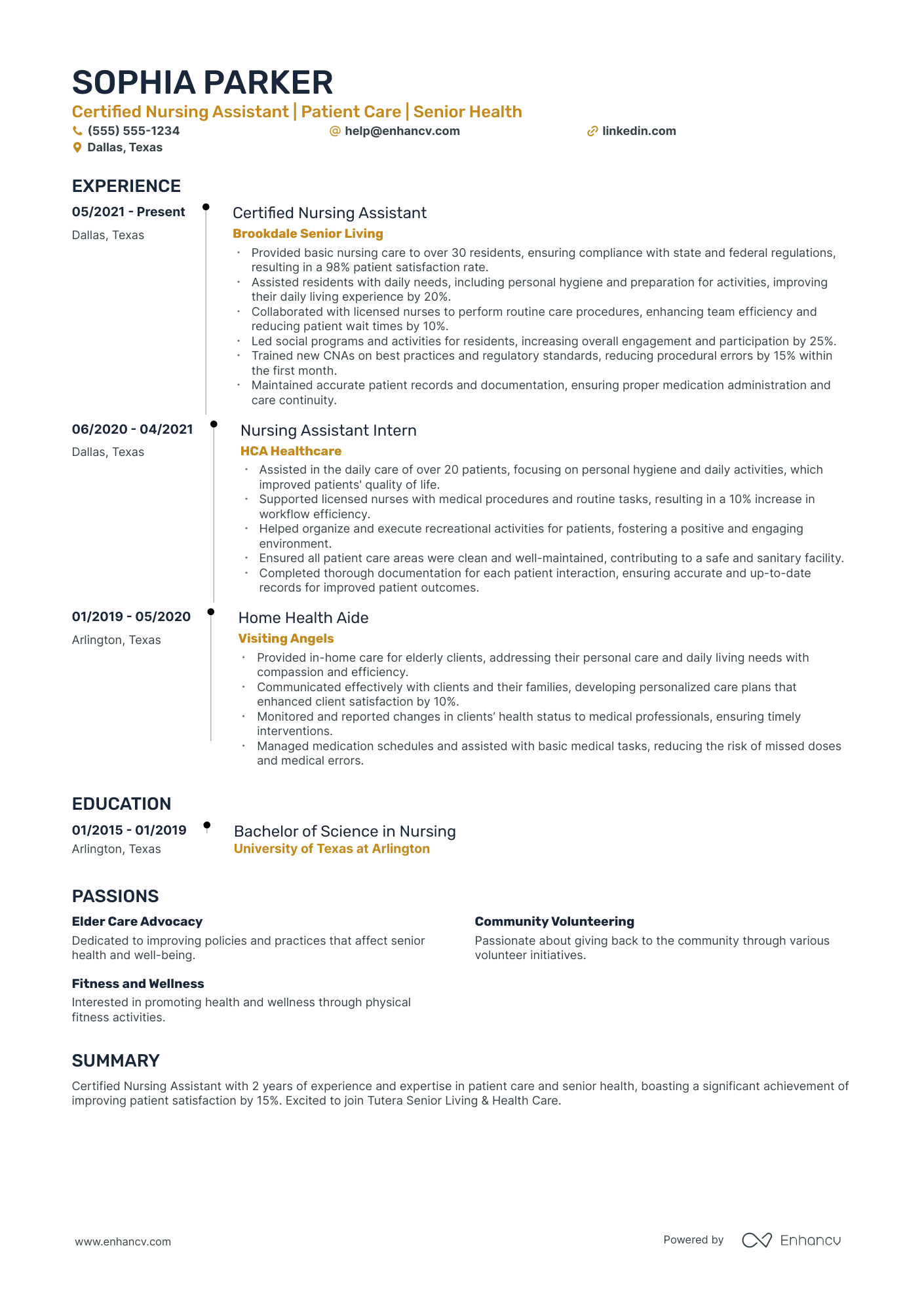 Rehabilitation Nursing Assistant resume example