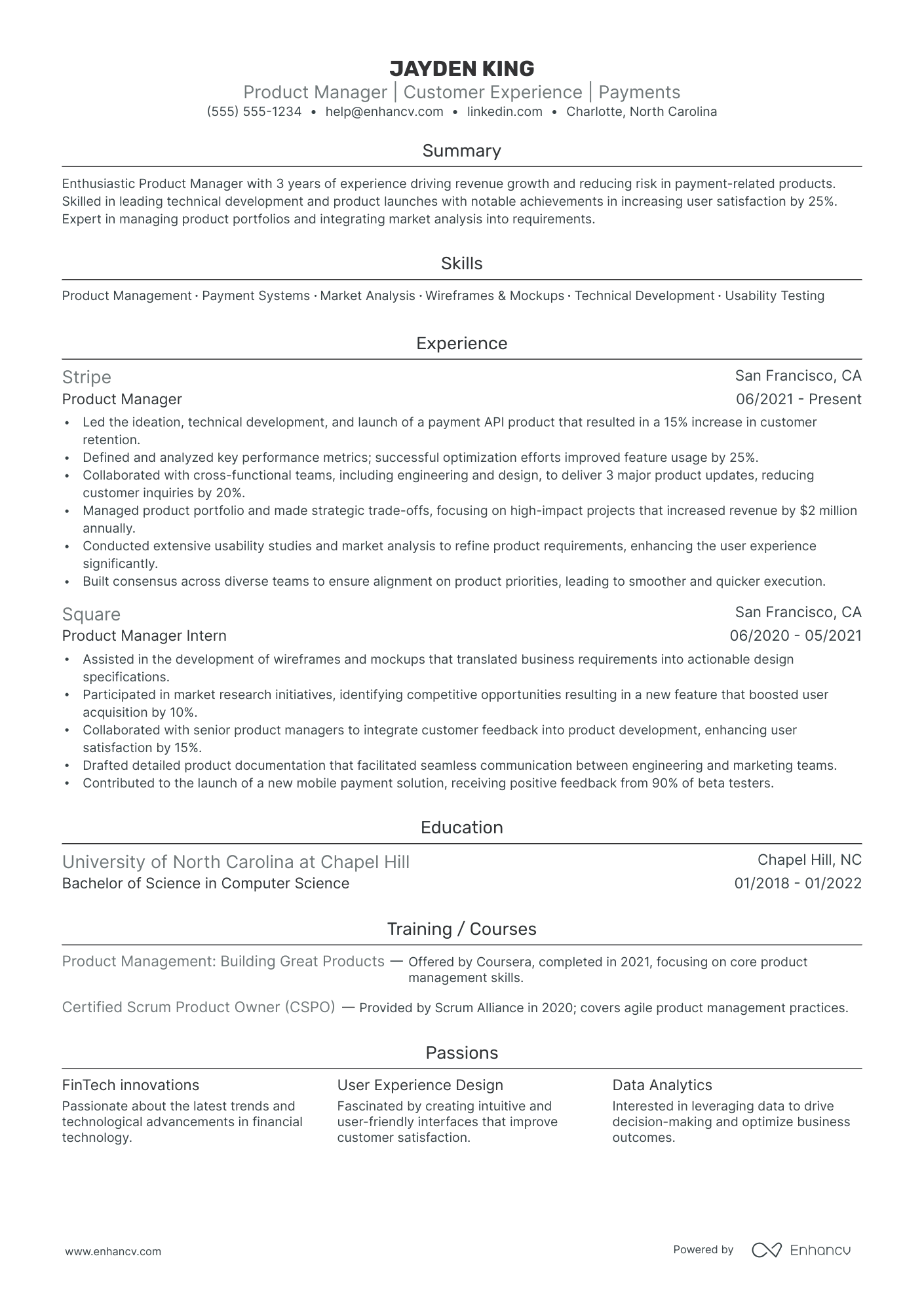 Lead Computer Vision Engineer resume example