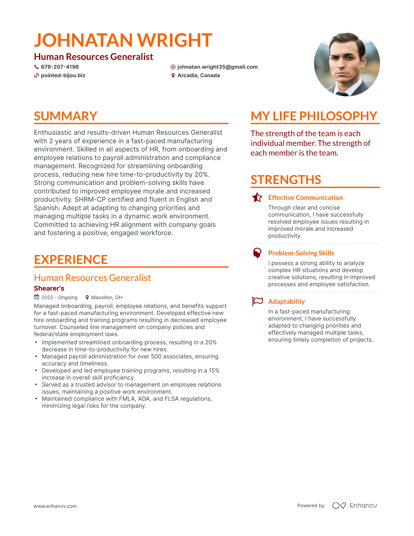 3 Human Resources Generalist Resume Examples How To Guide For 2024