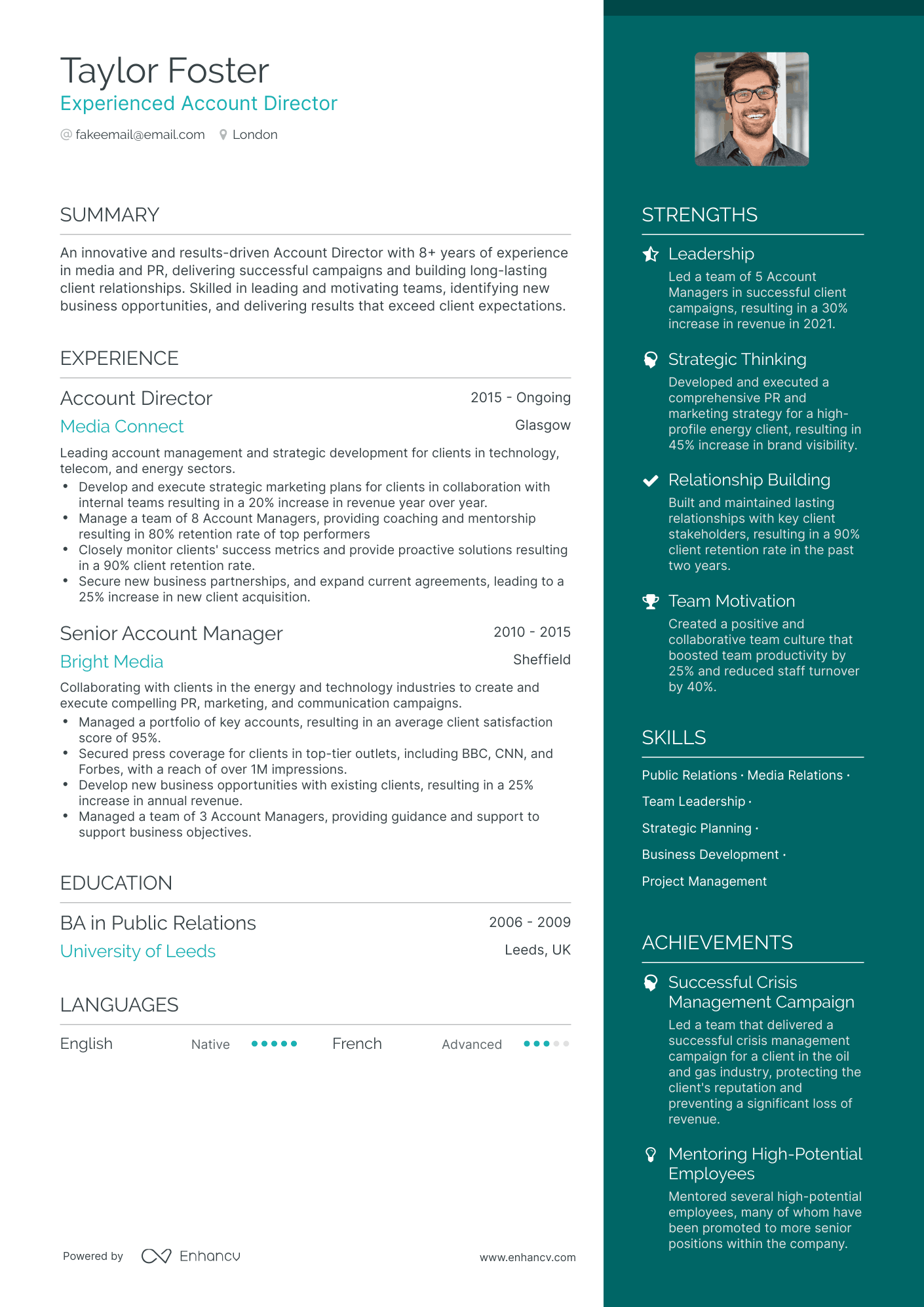 3 Director Cv Examples For 2023