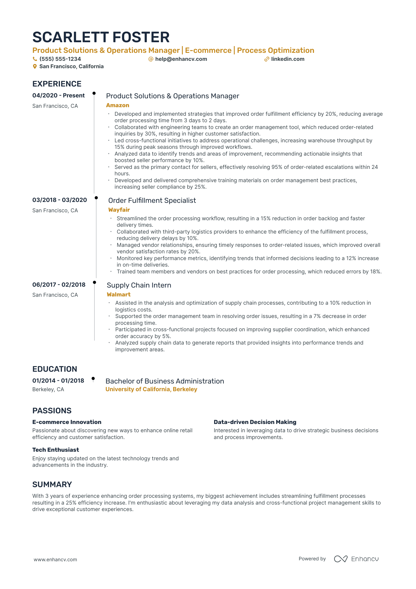 General Manager - Logistics Resume Example Resume Example