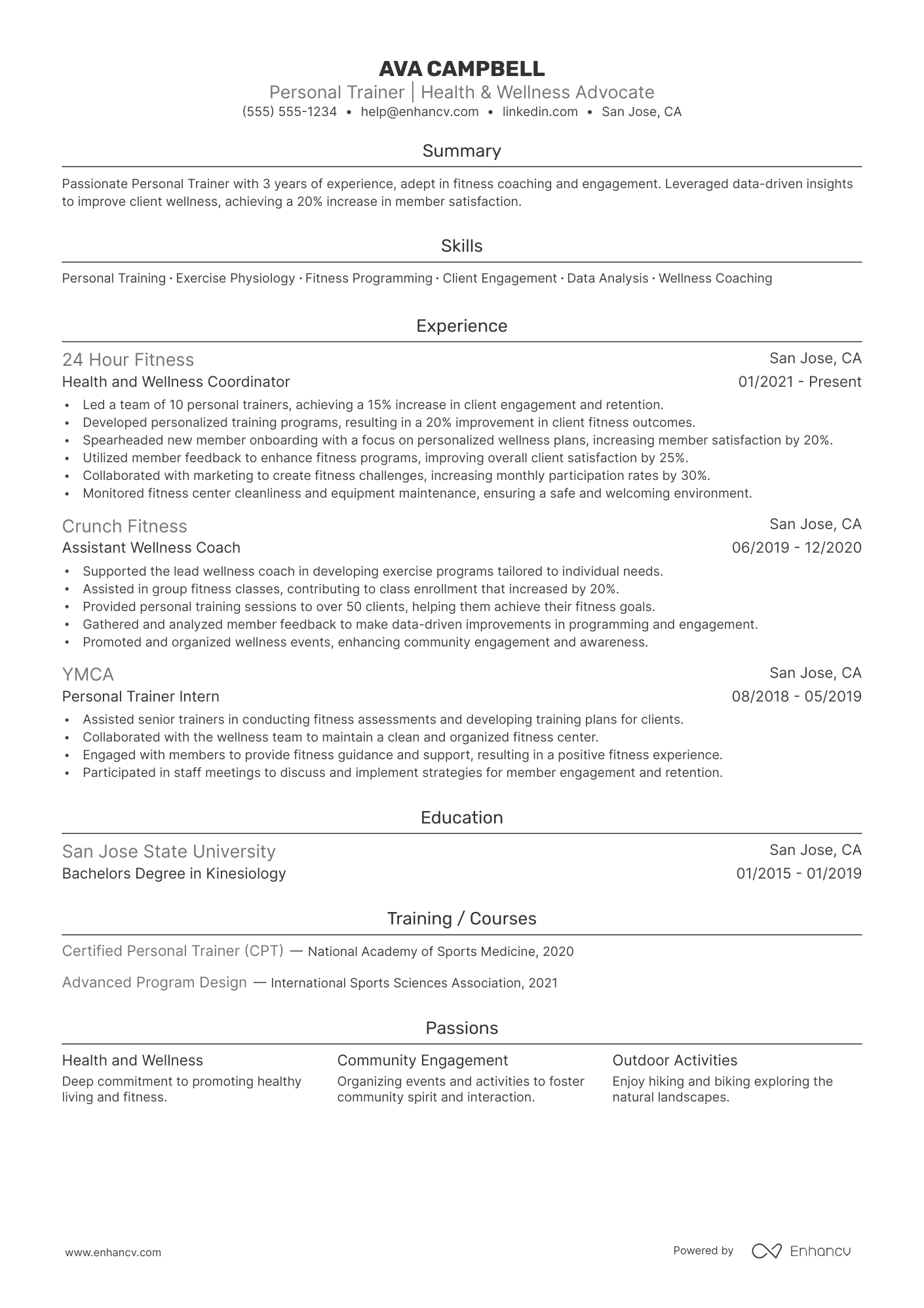 Personal Training Director Resume Example Resume Example