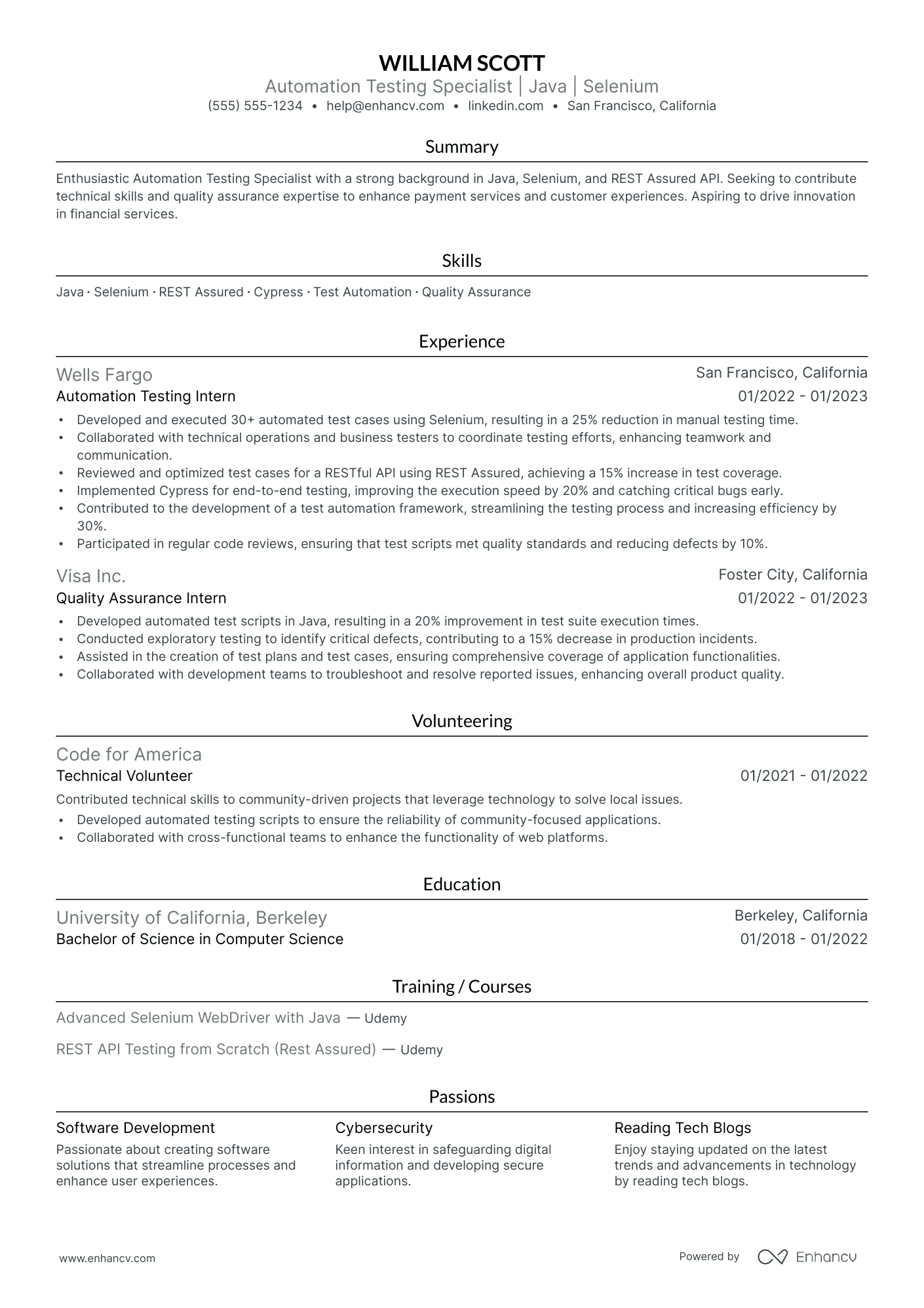 Entry-Level Automation Tester Resume Example Resume Example