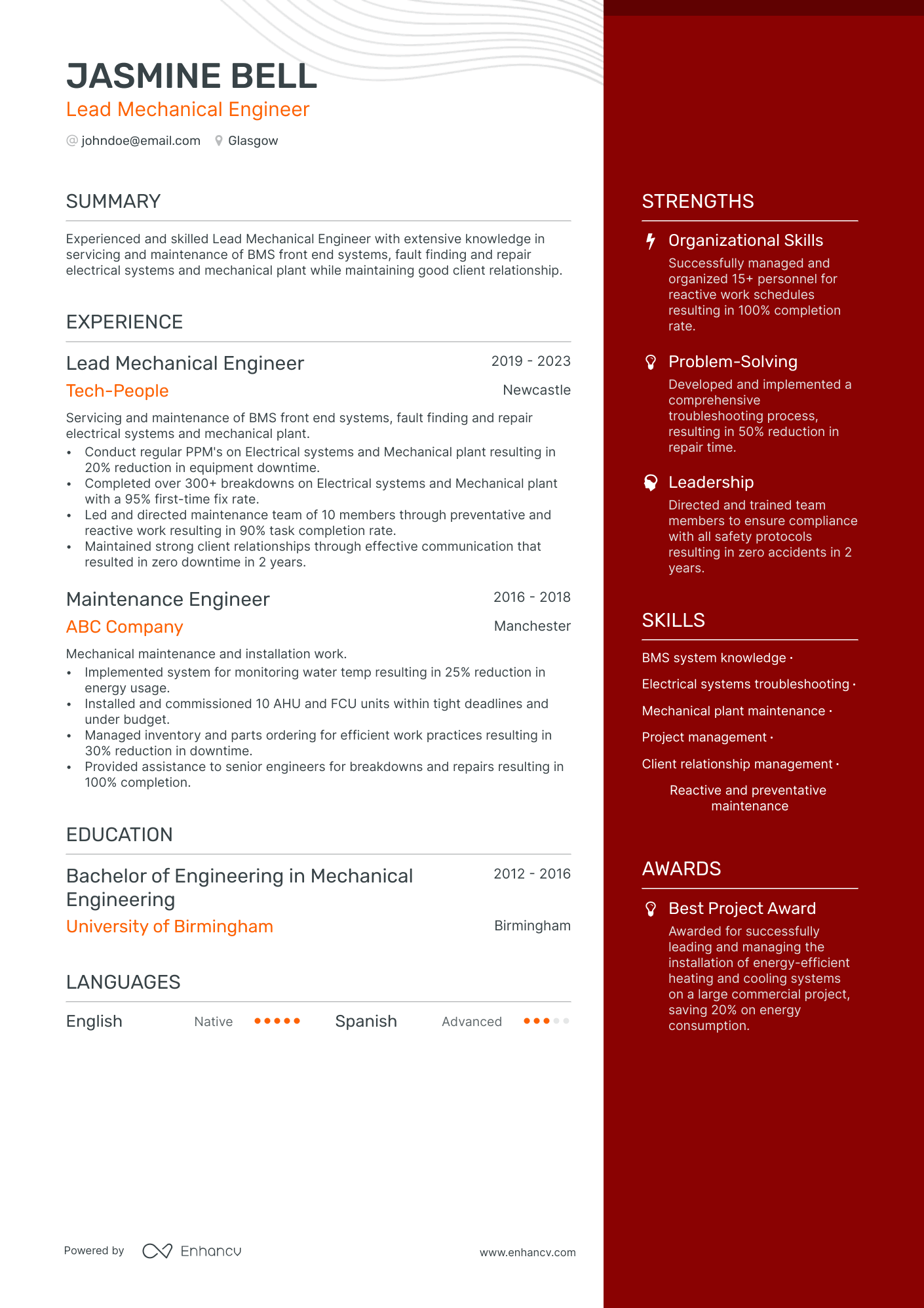 3 Mechanical Engineer CV Examples for 2024