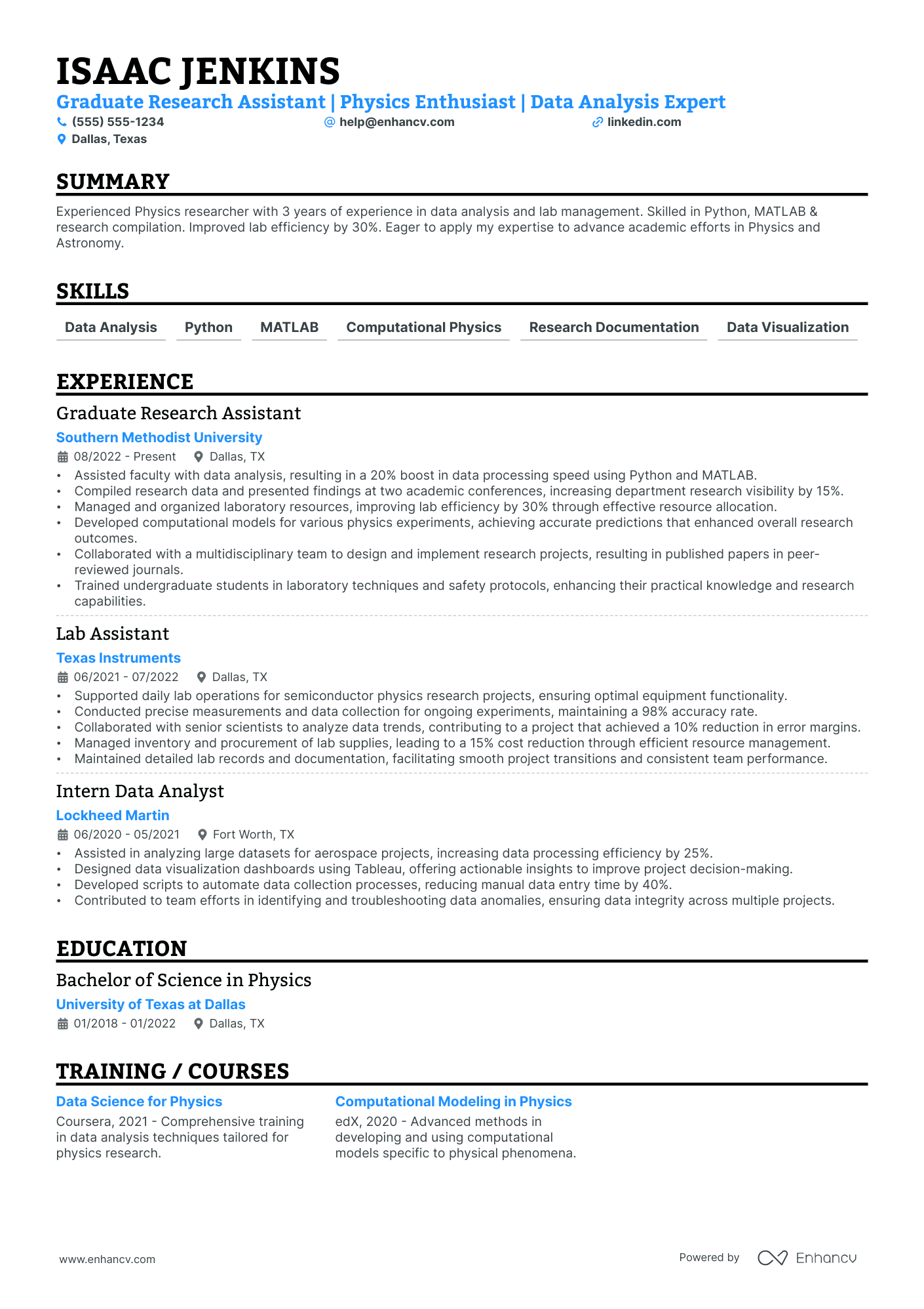 Graduate Research Assistant Resume Example Resume Example