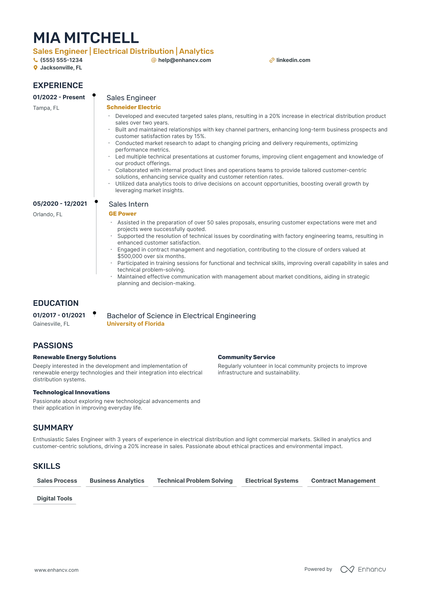 Lead Sales Engineer Resume Example Resume Example