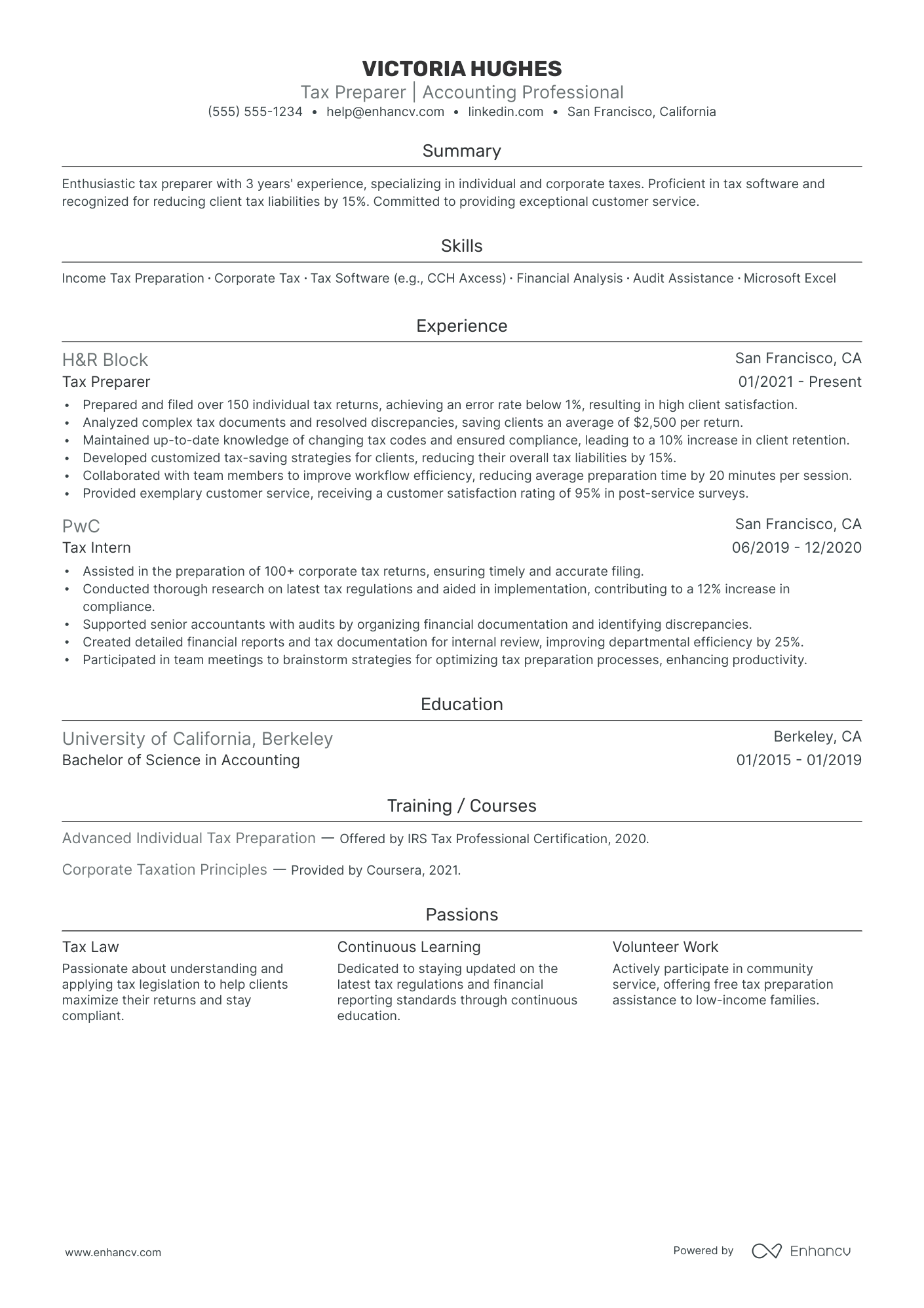 Income Tax Preparer Resume Example Resume Example