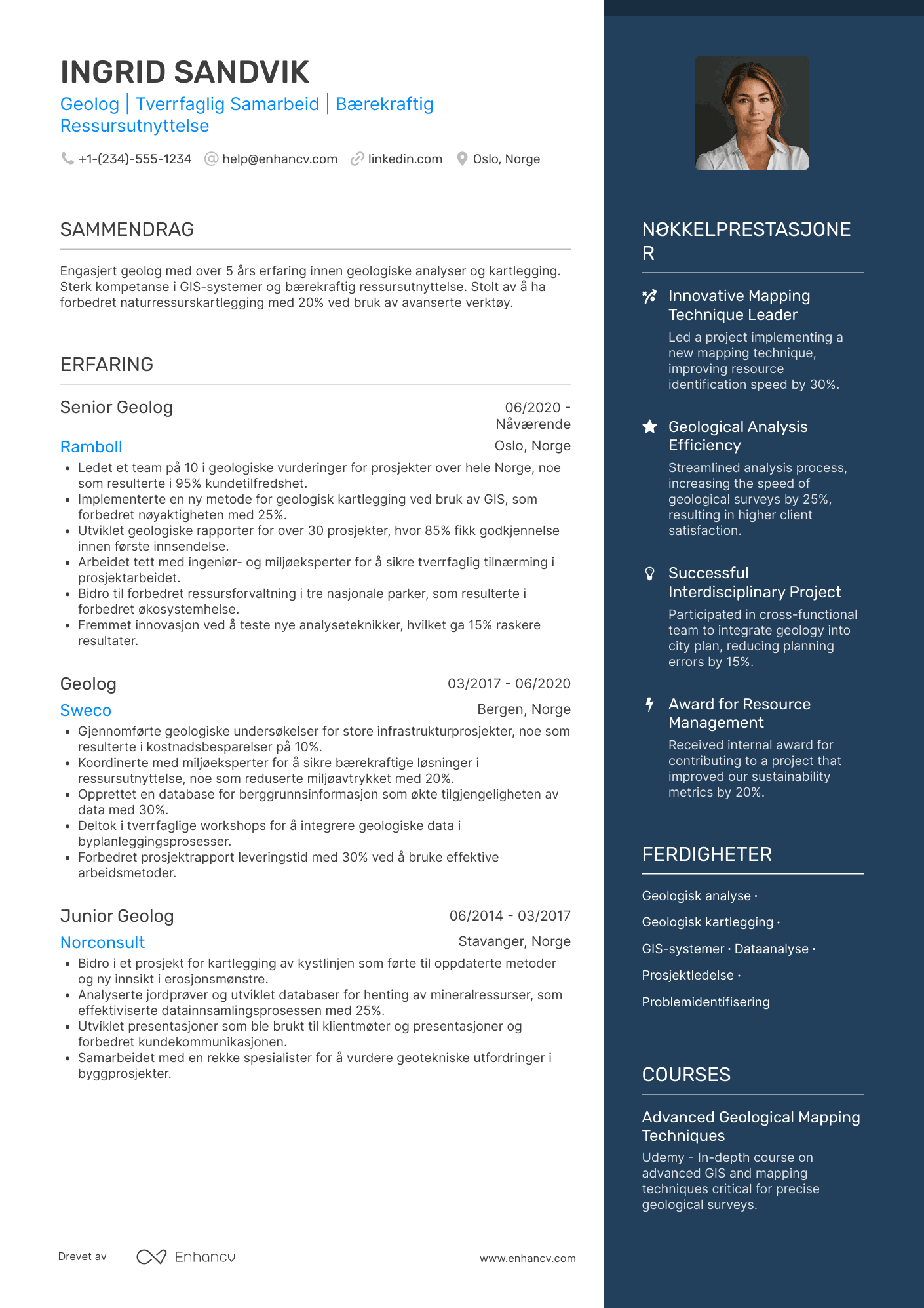 Geolog CV