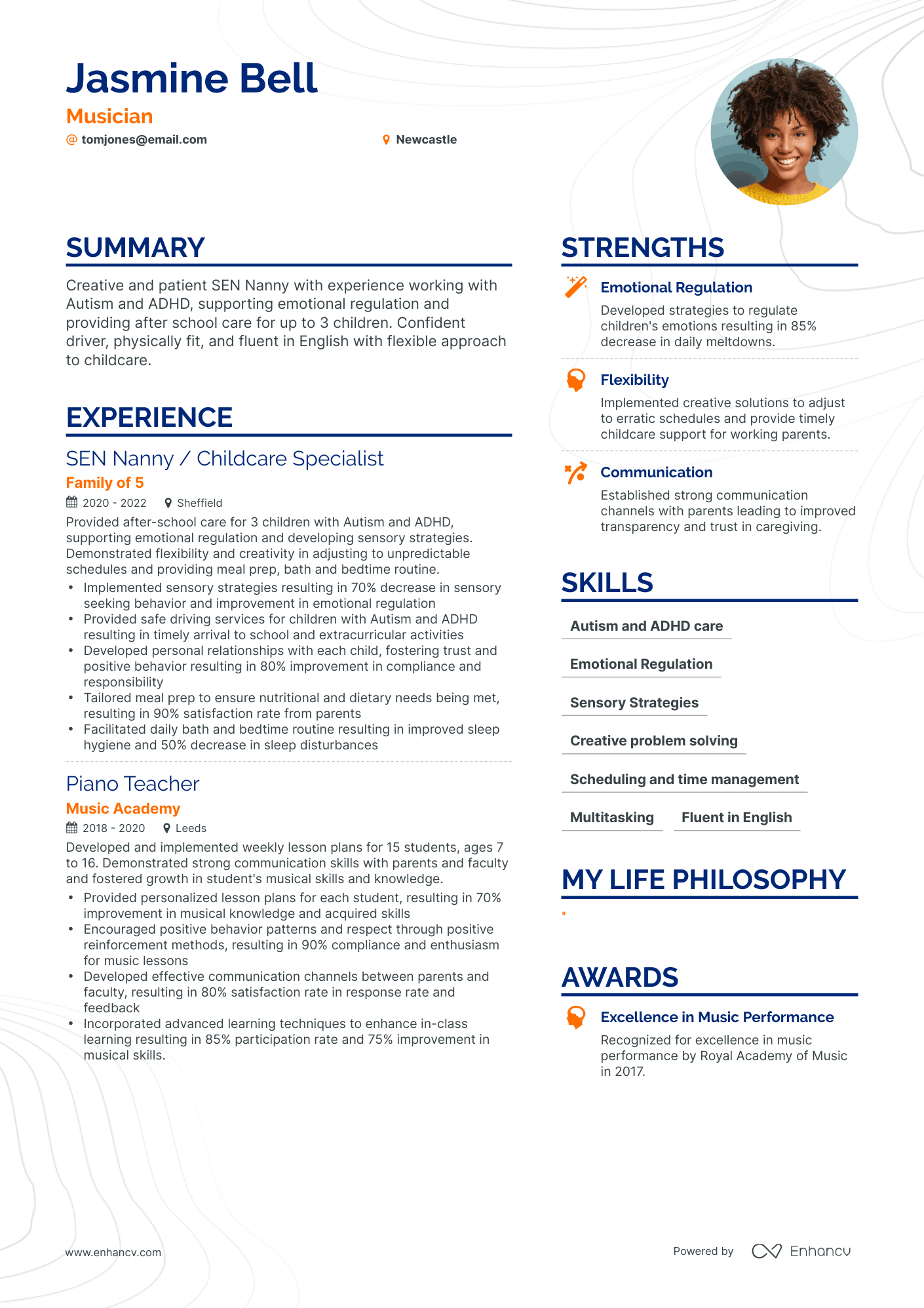 3 Musician Cv Examples For 2023